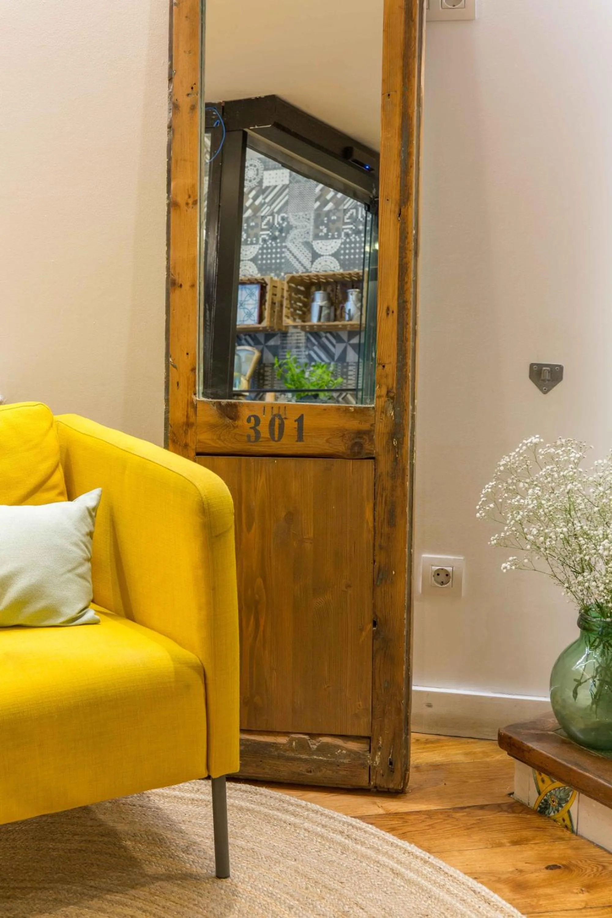 Living room in Eco Boutique Hostal Grau