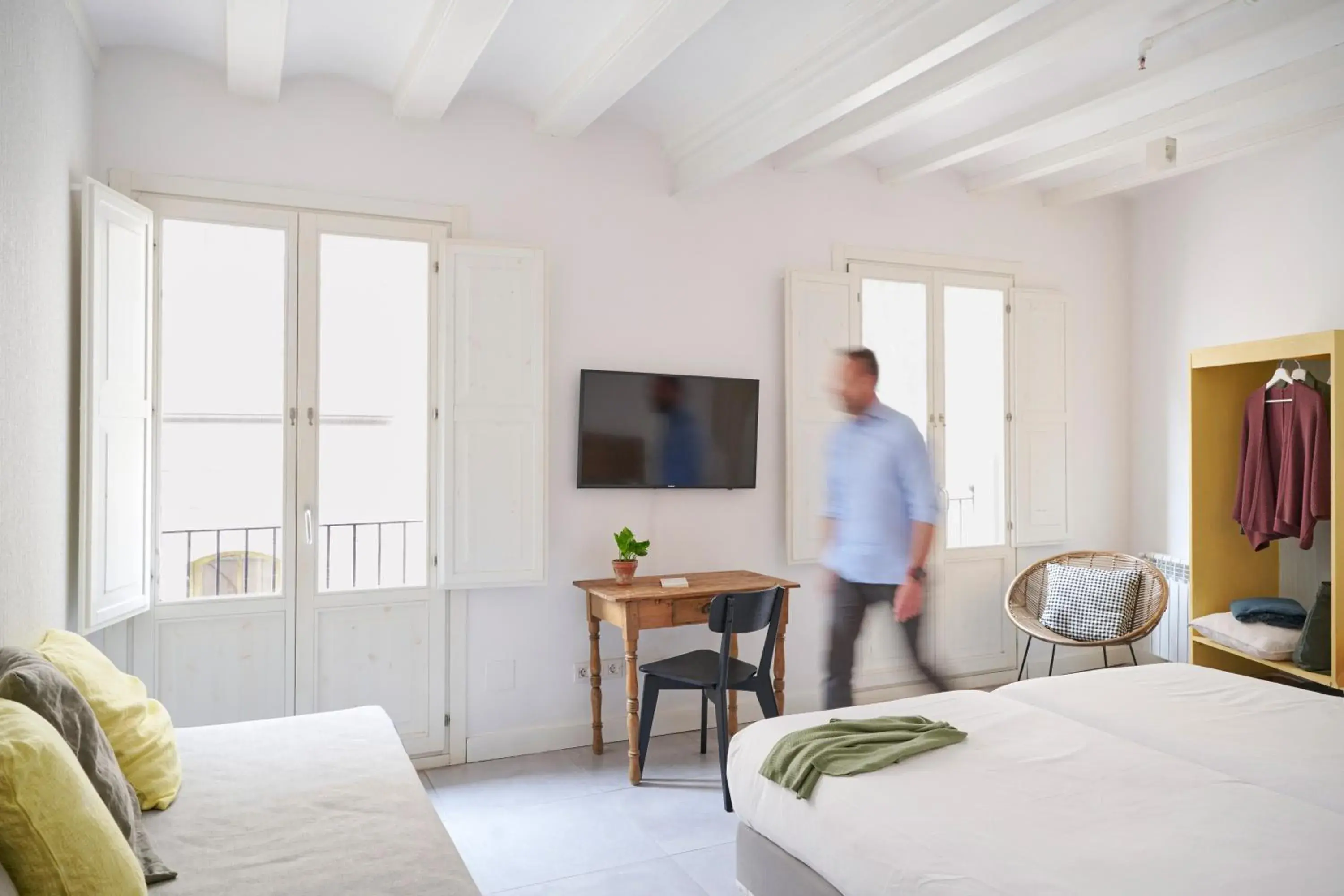 One-Bedroom Apartment with living room and kitchen in Eco Boutique Hostal Grau One-Bedroom Apartment with living room and kitchen in Eco Boutique Hostal Grau