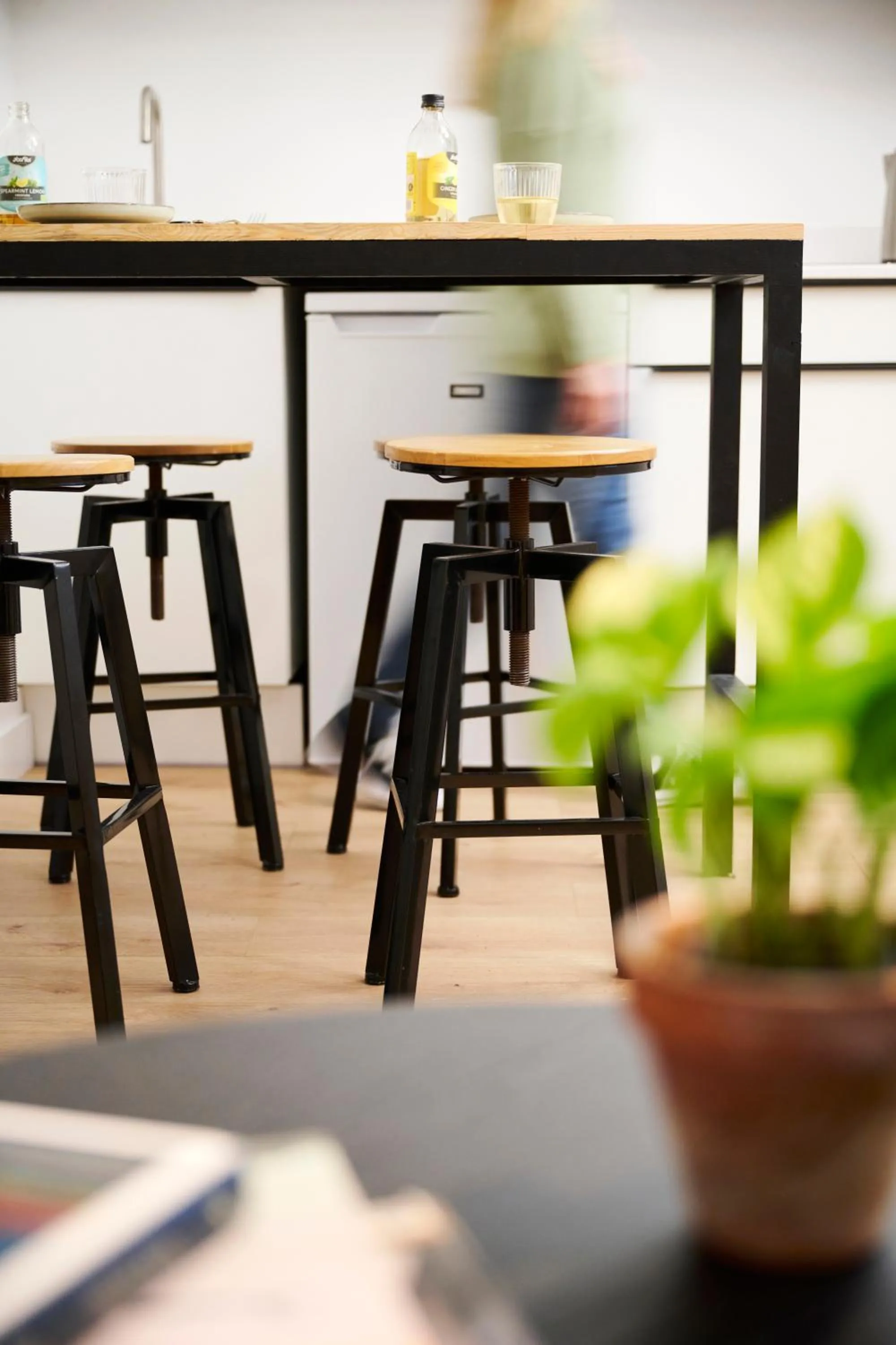 Kitchen or kitchenette in Eco Boutique Hostal Grau