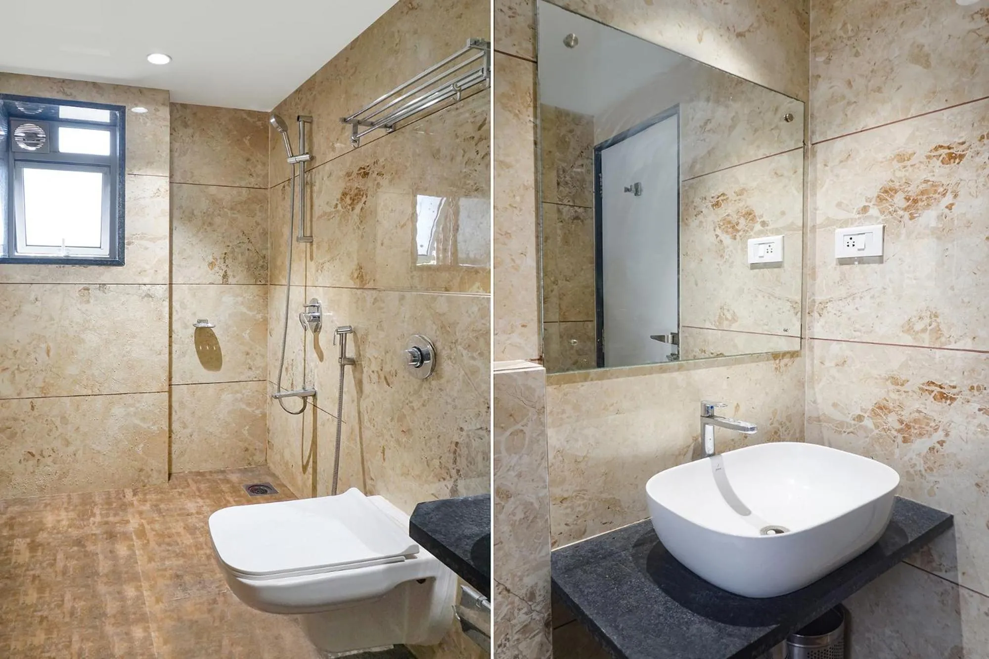 Bathroom in FabHotel Pancharatna Regency - Nr Medicover Hospital