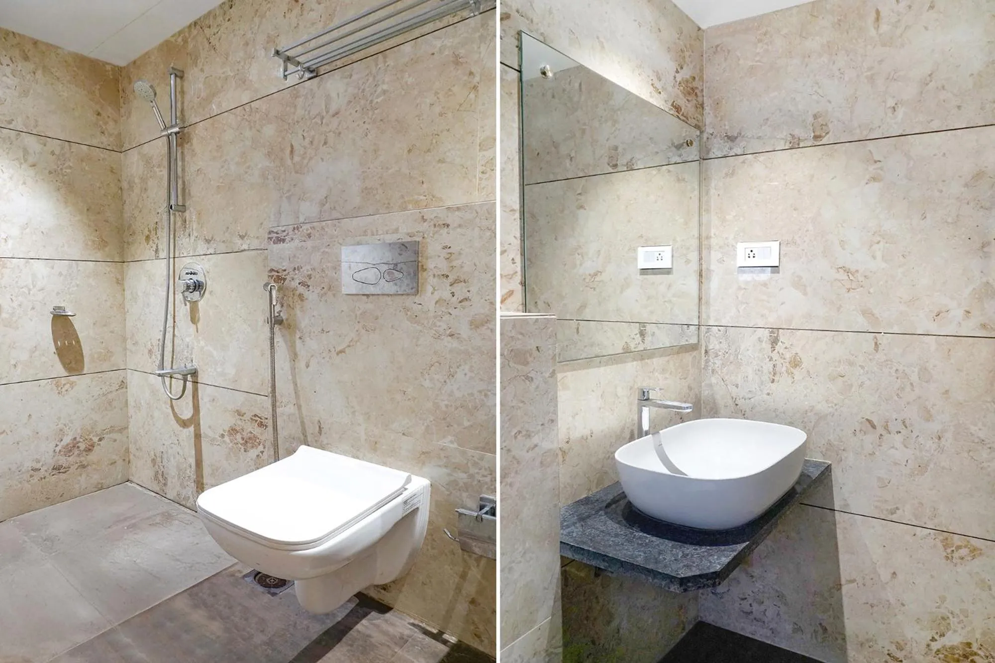 Bathroom in FabHotel Pancharatna Regency - Nr Medicover Hospital