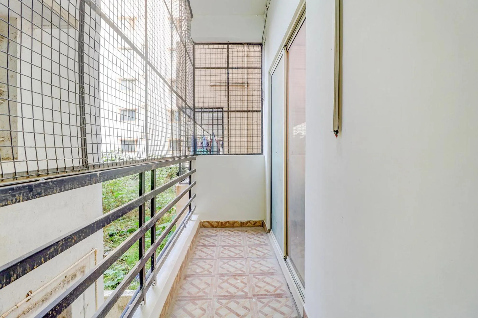 Balcony/Terrace in FabHotel E City Inn - 3 Km from Infosys Campus