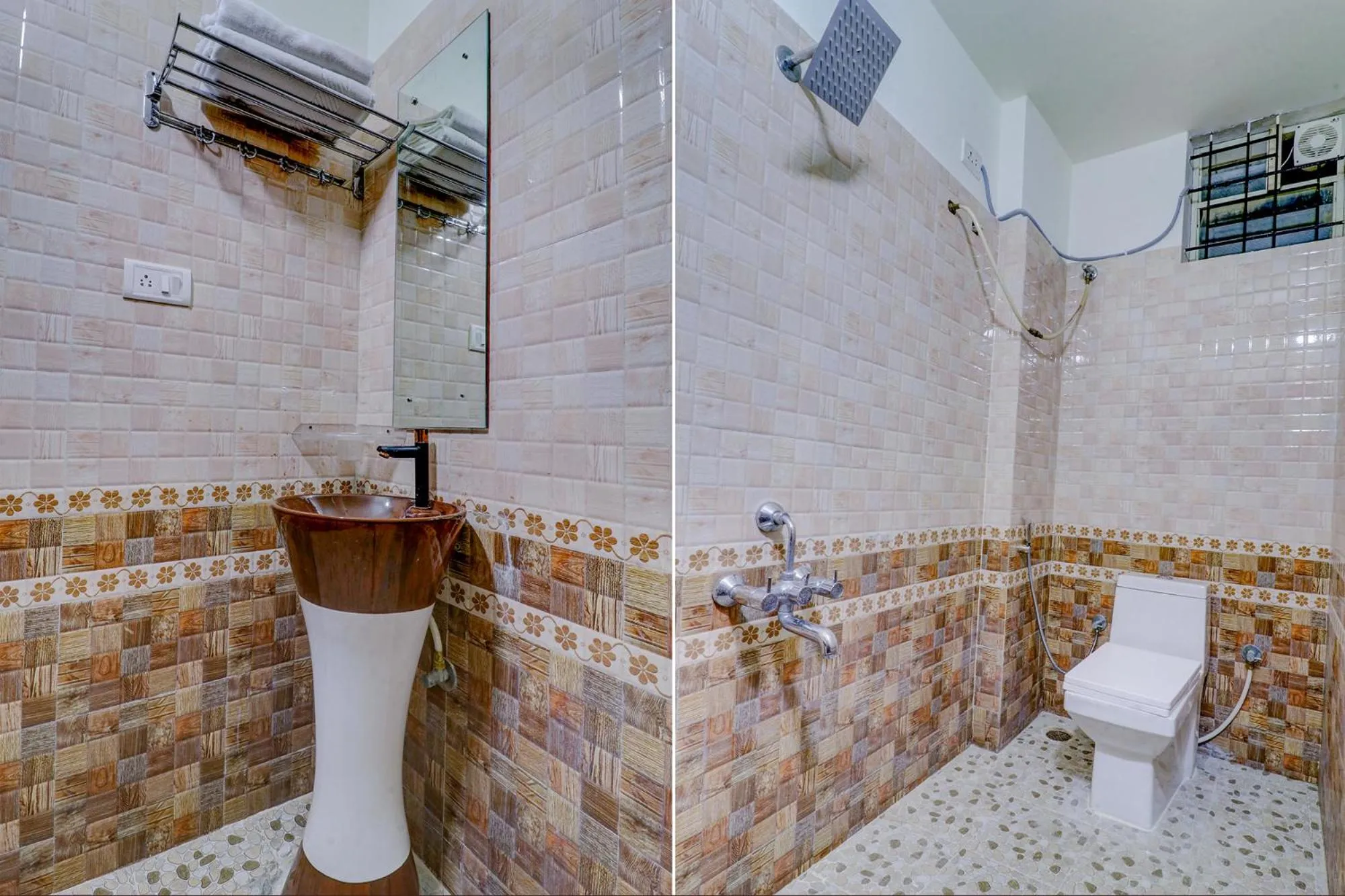 Bathroom in FabHotel E City Inn - 3 Km from Infosys Campus