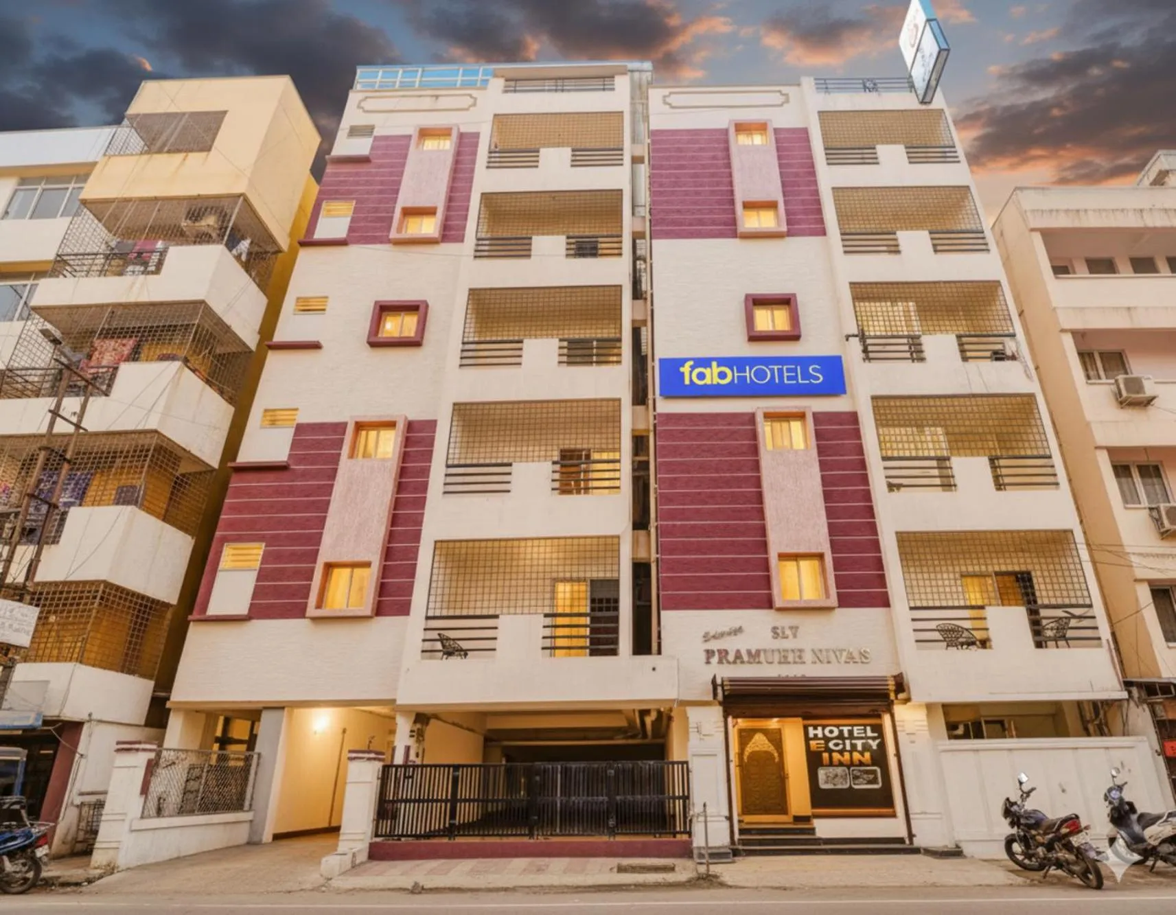 Property building in FabHotel E City Inn - 3 Km from Infosys Campus