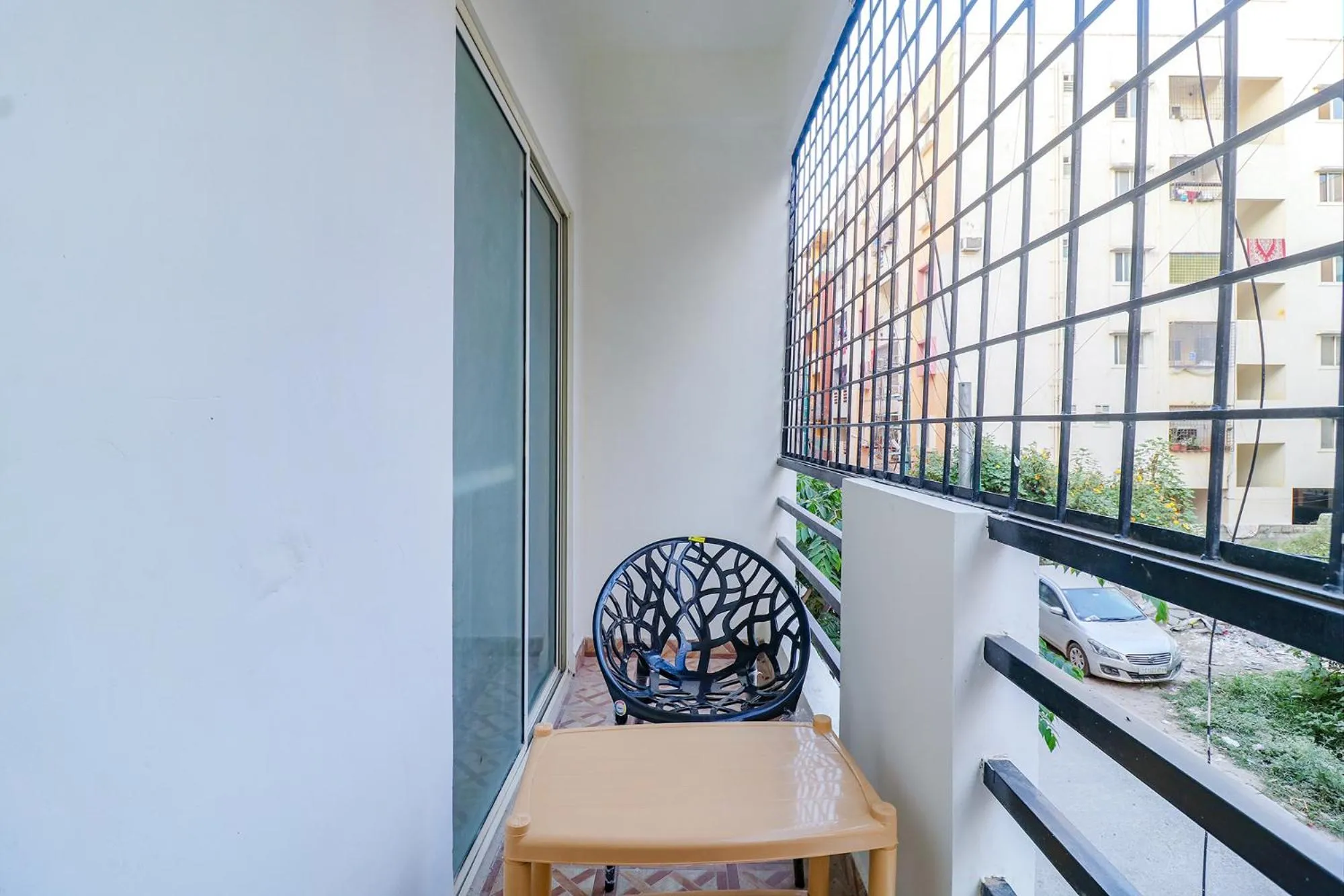 Balcony/Terrace in FabHotel E City Inn - 3 Km from Infosys Campus