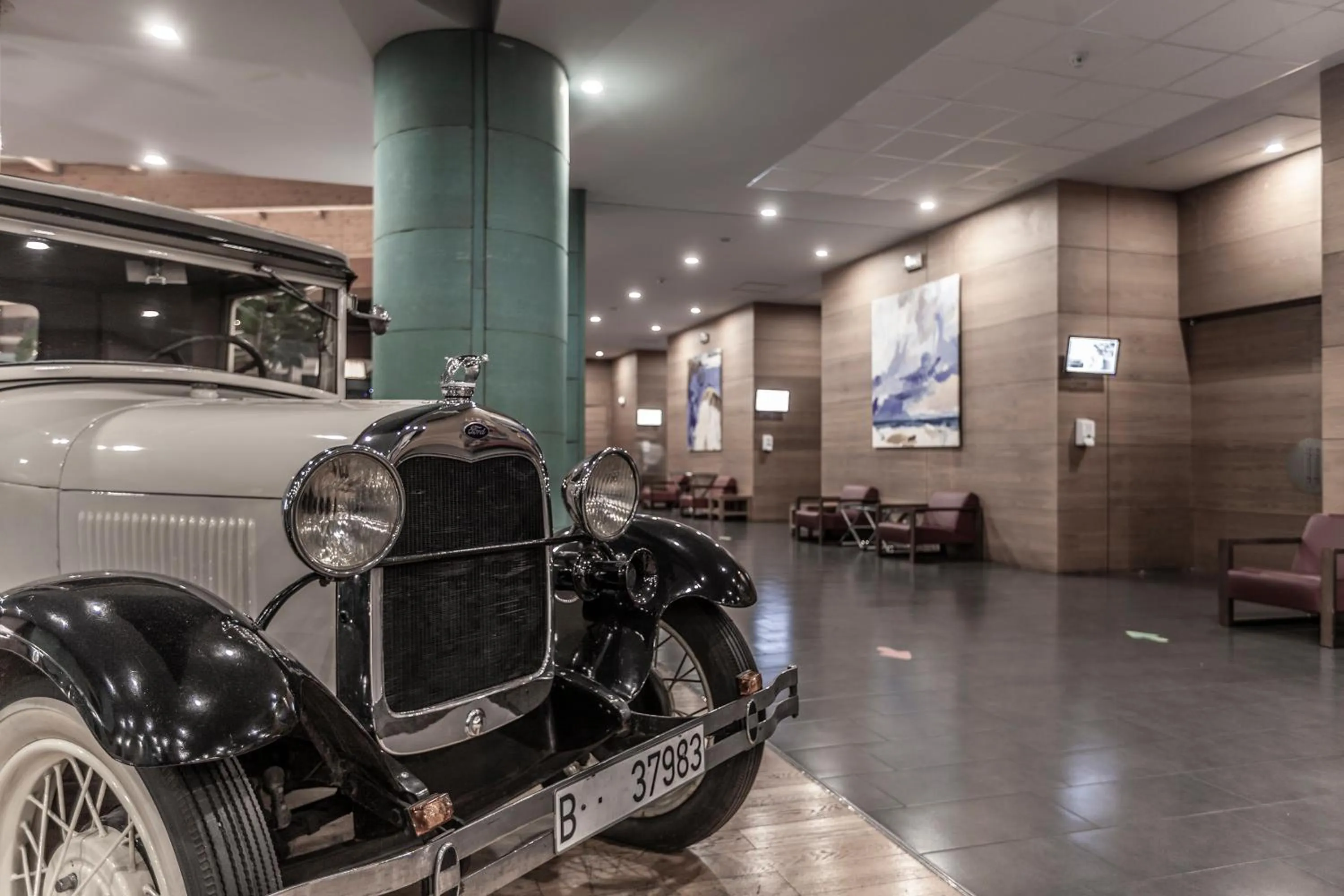 Lobby or reception in Hotel Puerta de Bilbao