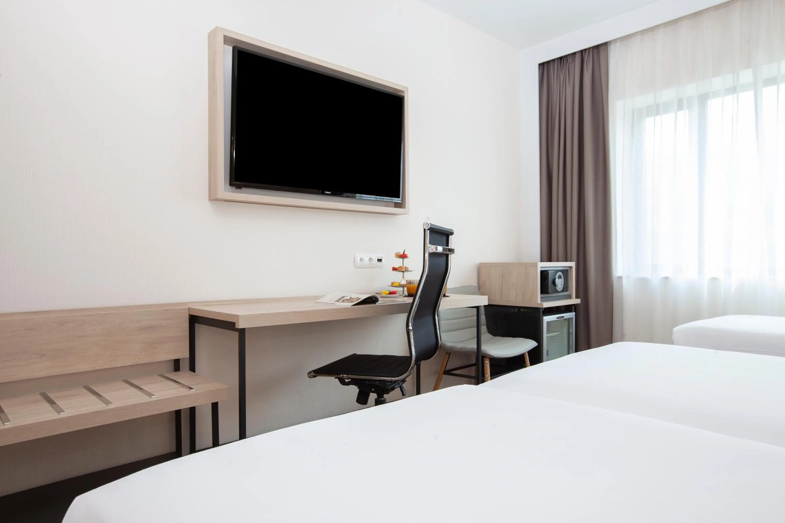 Bed in Hotel Puerta de Bilbao