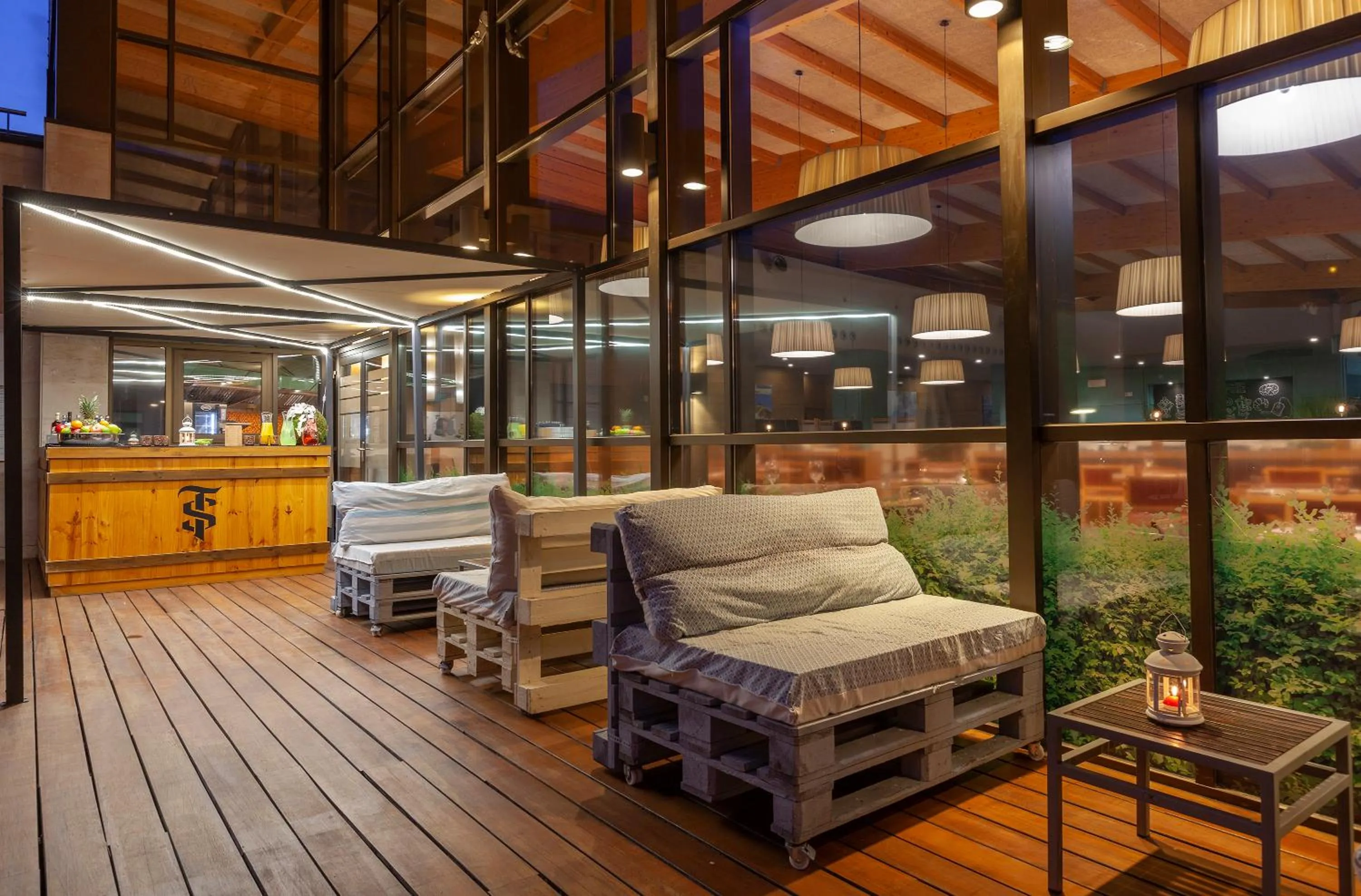 Balcony/Terrace in Hotel Puerta de Bilbao