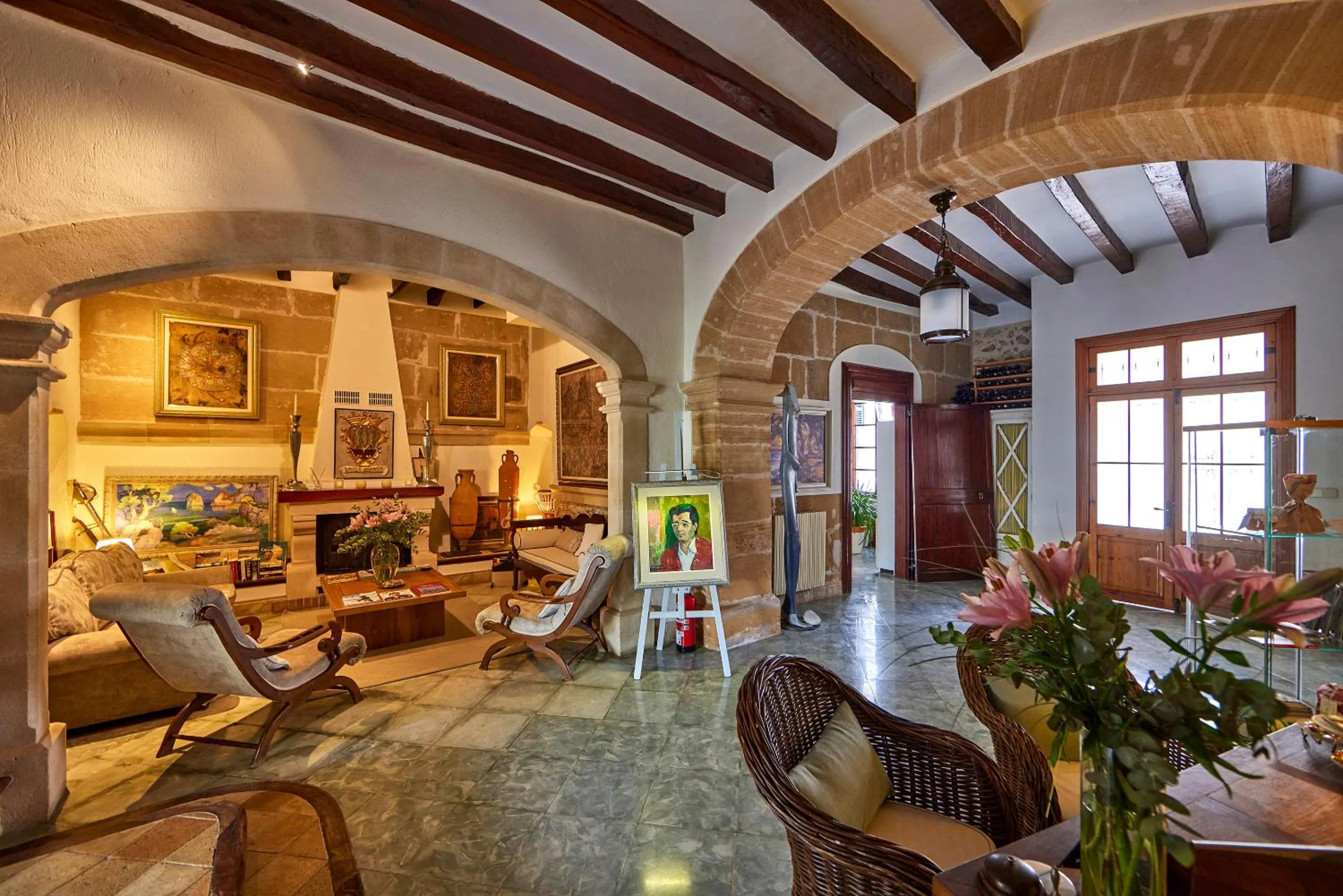 Lobby or reception in Son Sant Jordi