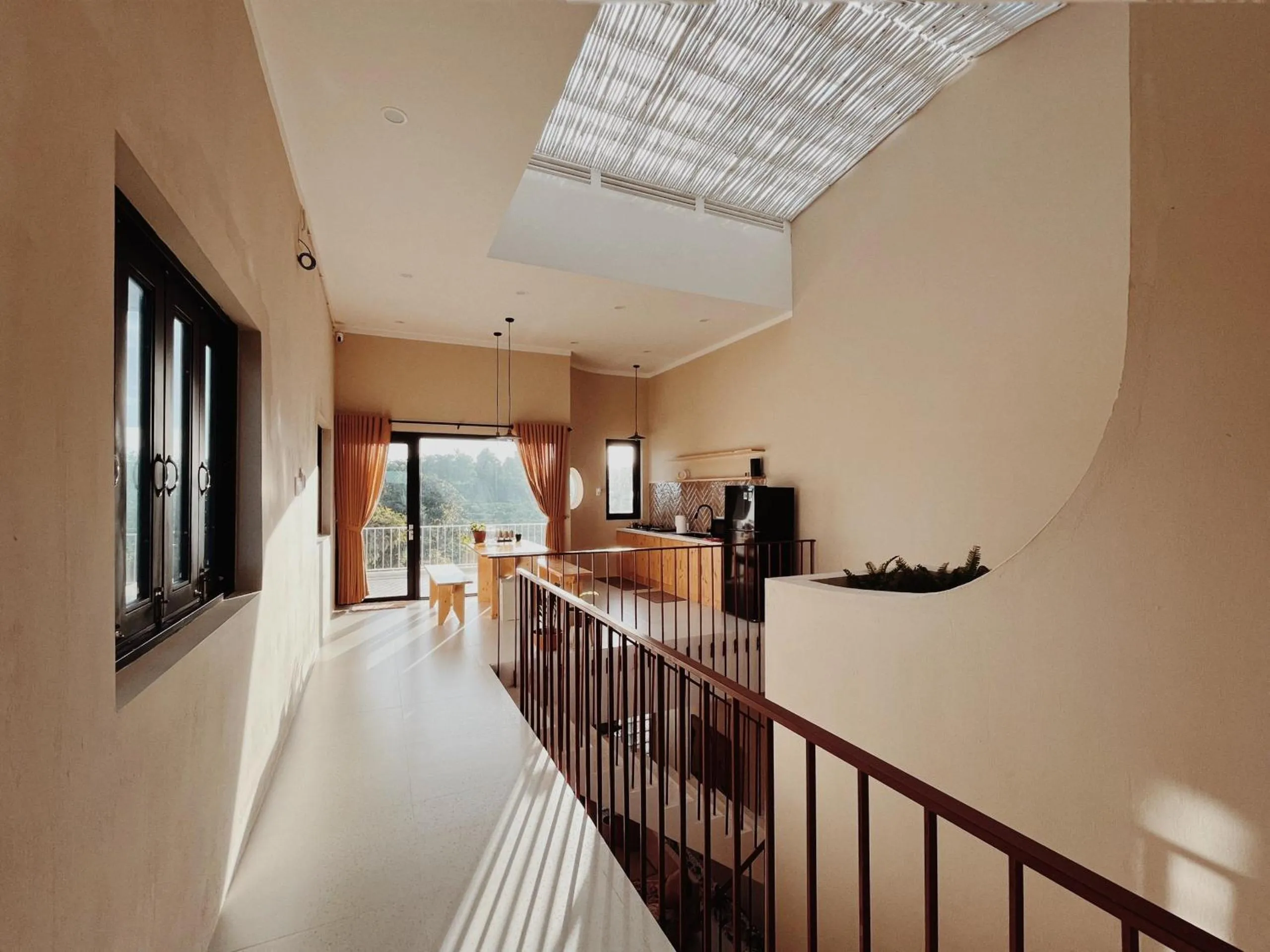 View (from property/room) in XOM House Biển Hồ