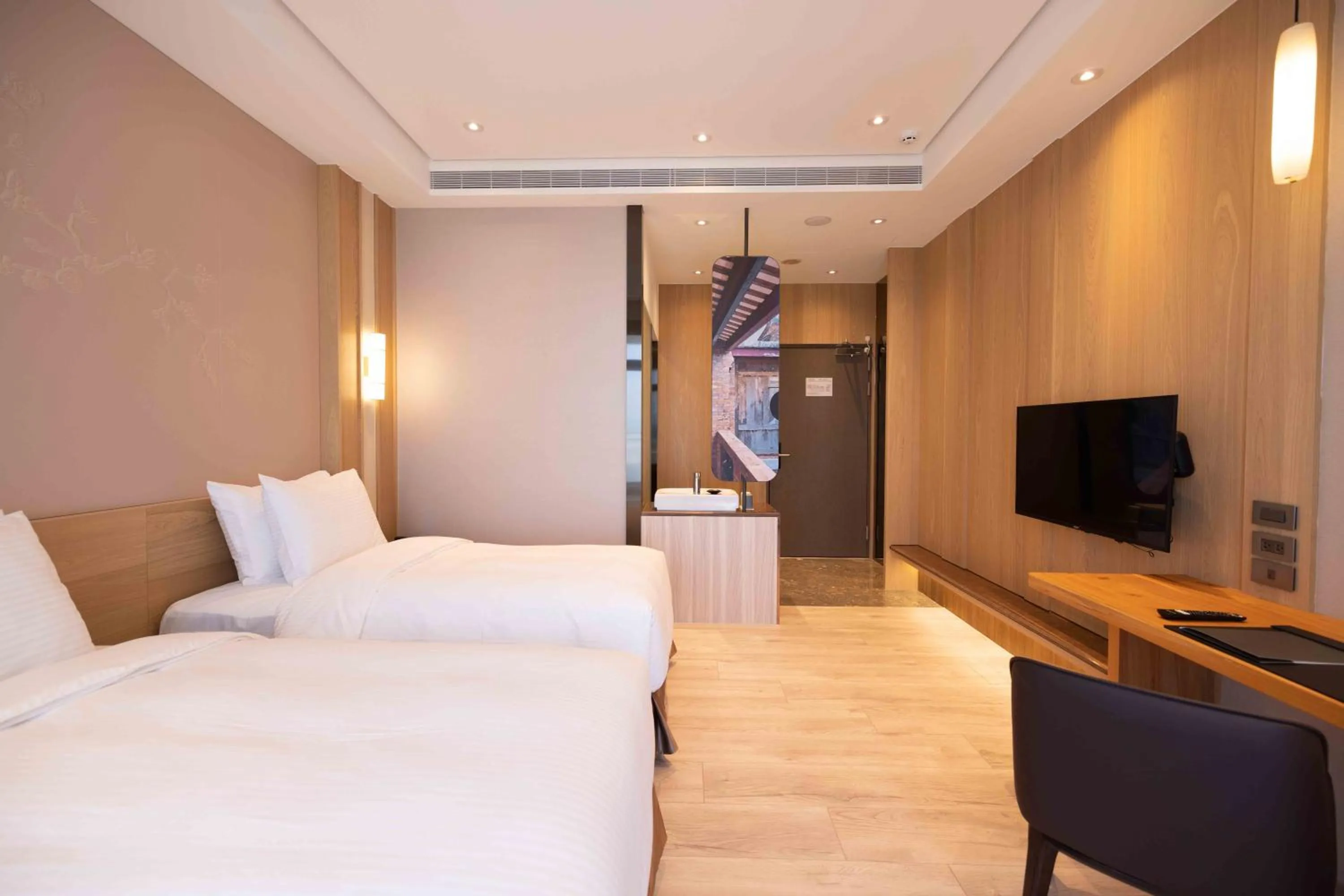 Bed in Euphoria Hotel Lukang