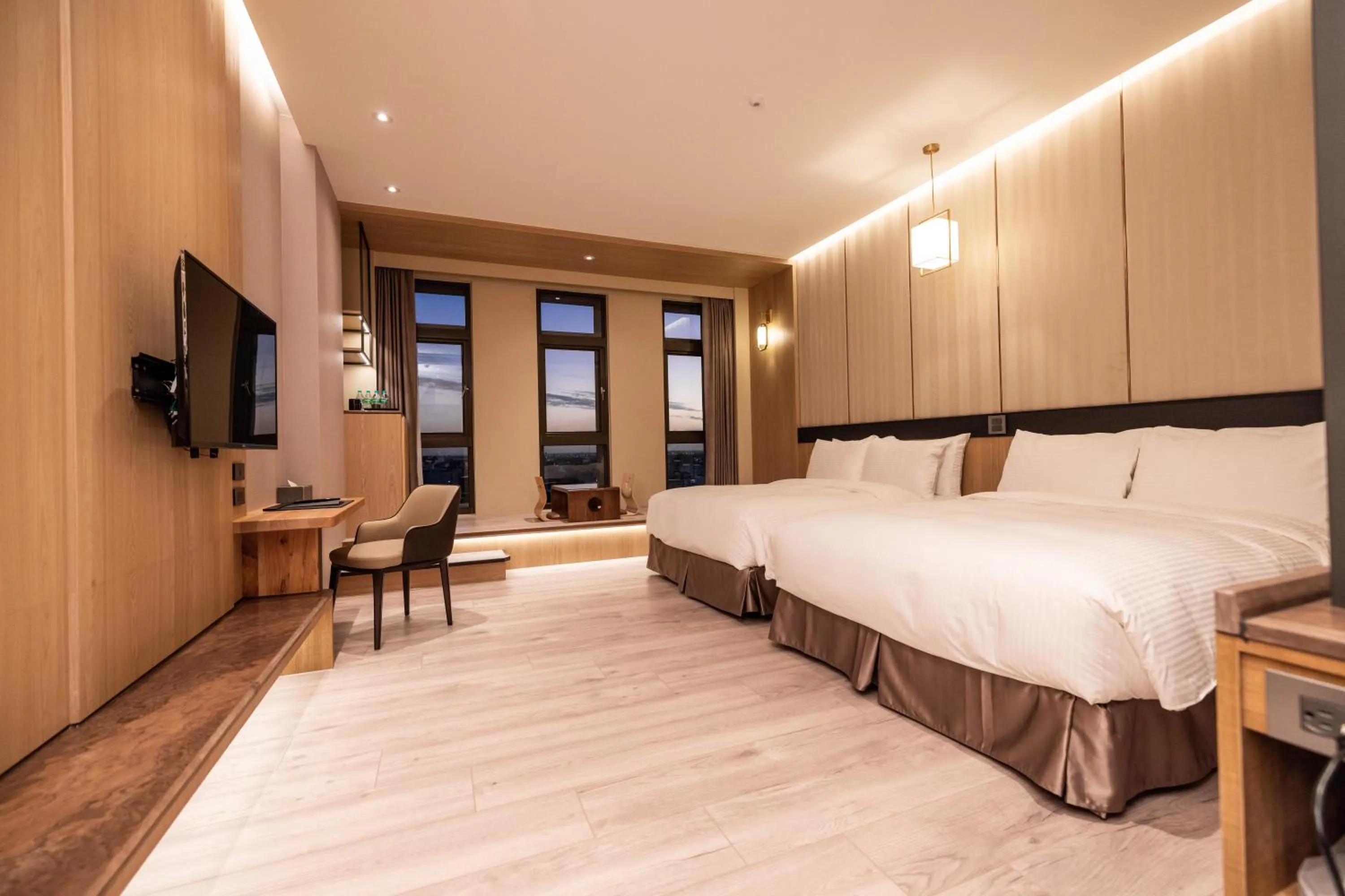 Photo of the whole room, Bed in Euphoria Hotel Lukang