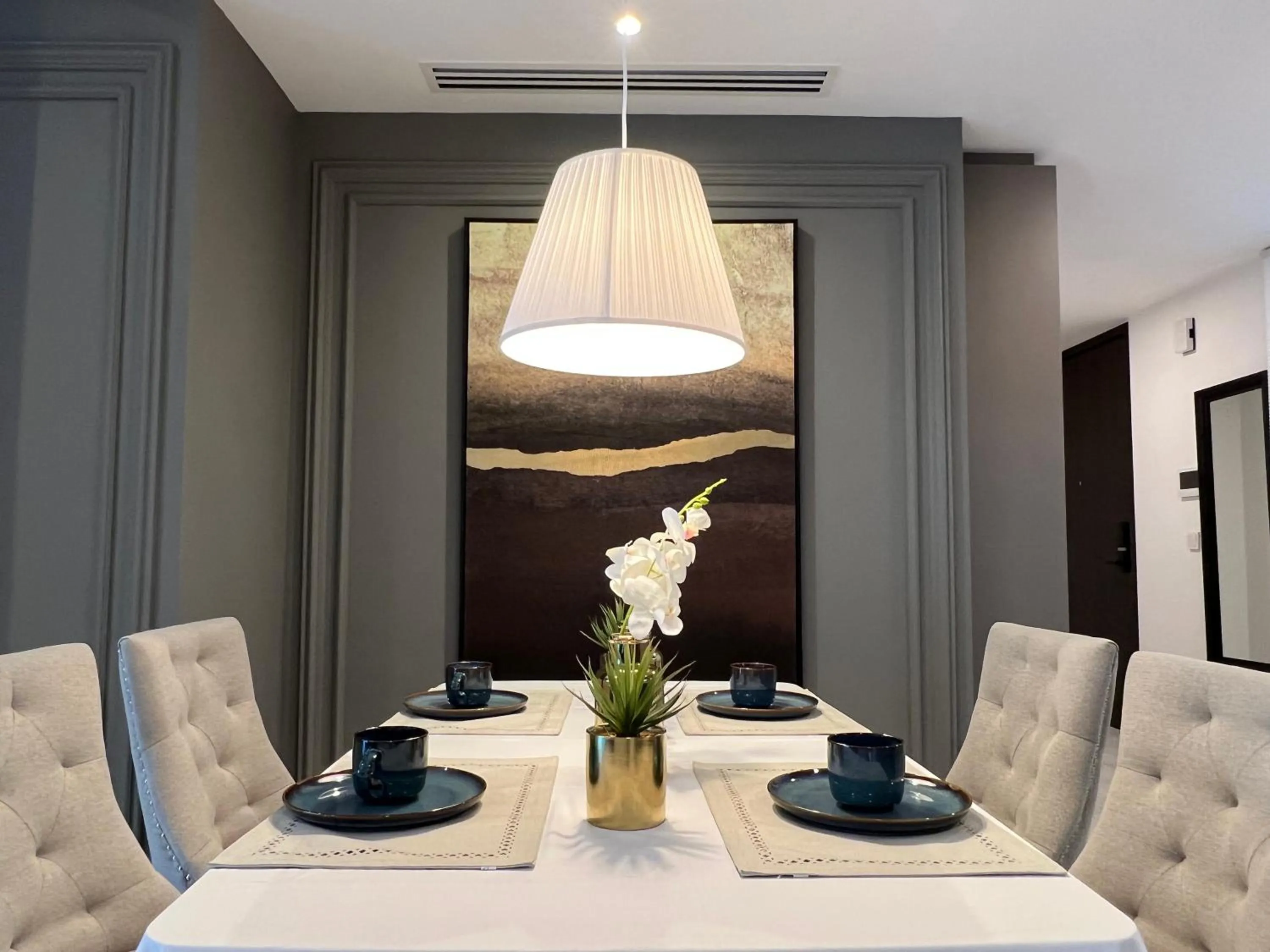 Dining area in Eaton Residences KLCC by WSD