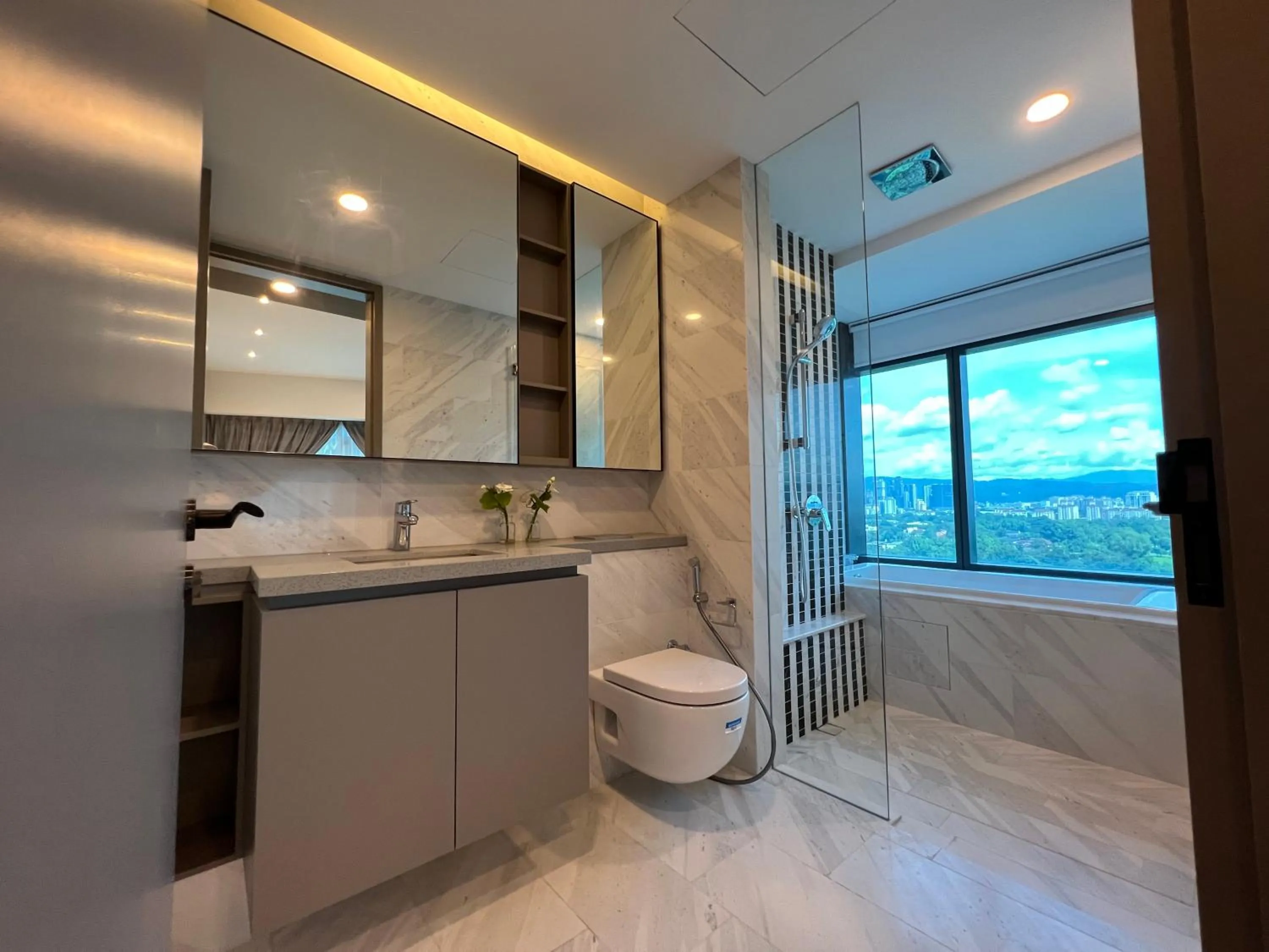 Shower in Eaton Residences KLCC by WSD