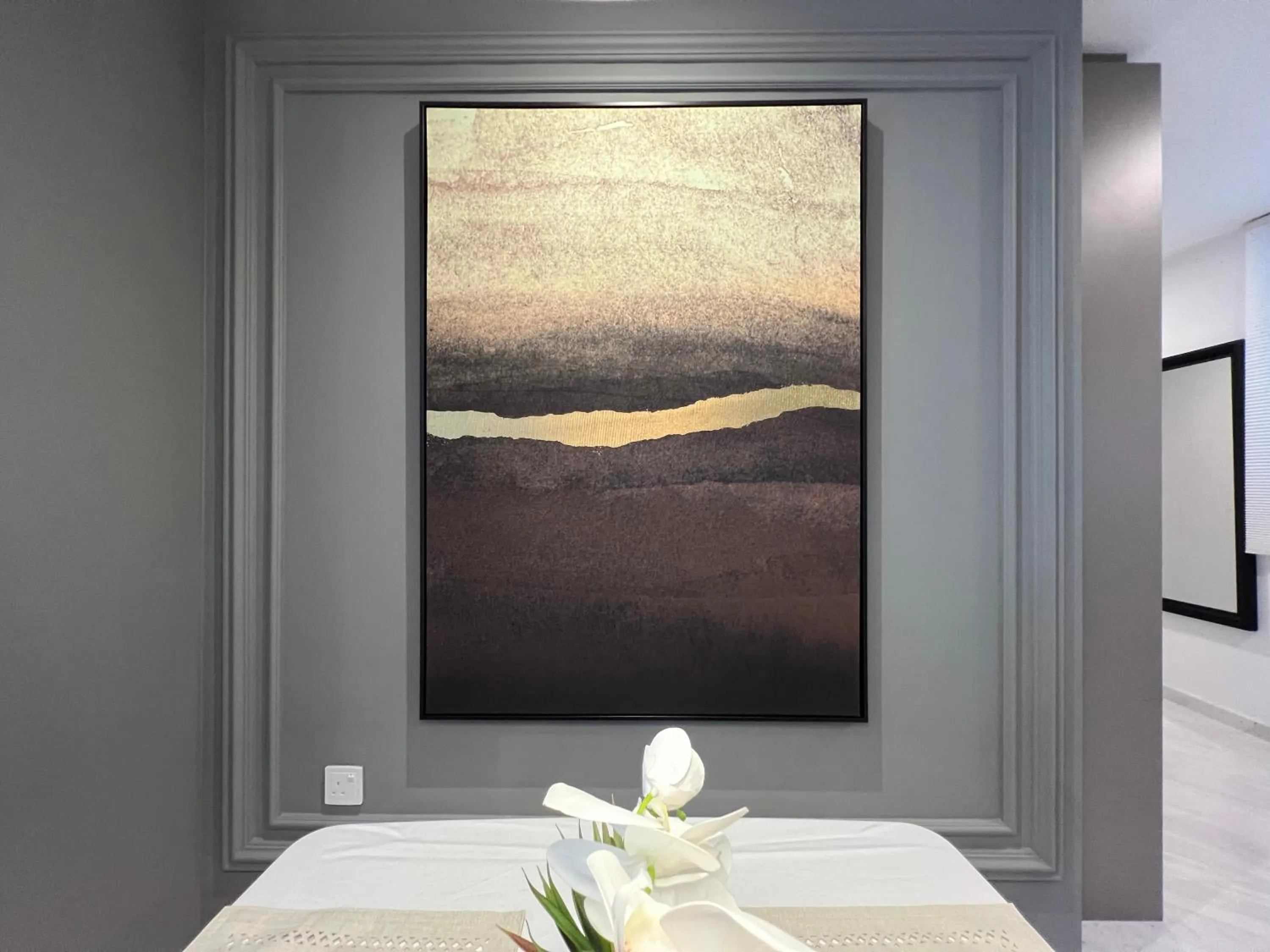 Decorative detail, Bed in Eaton Residences KLCC by WSD