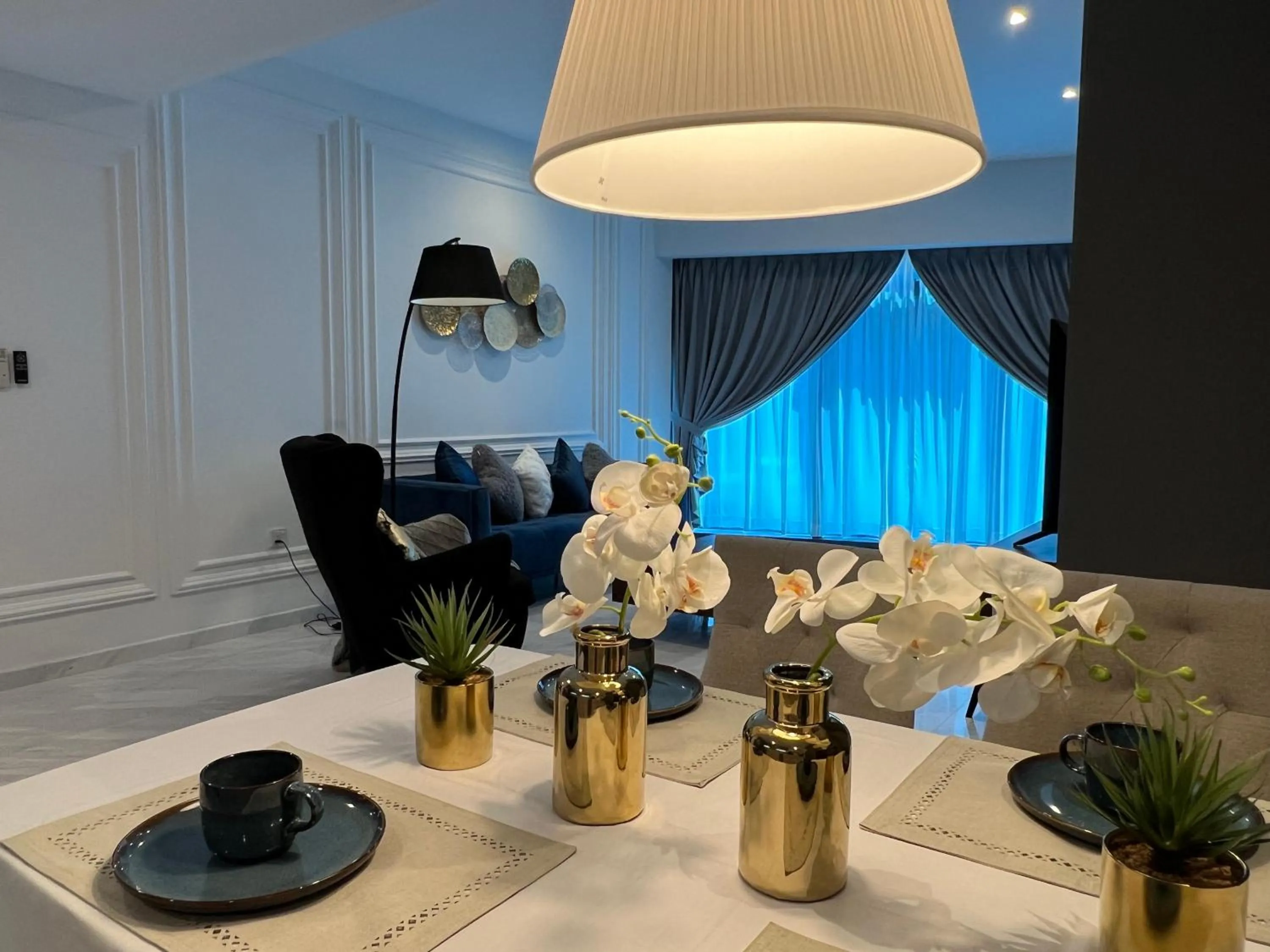 Seating area in Eaton Residences KLCC by WSD