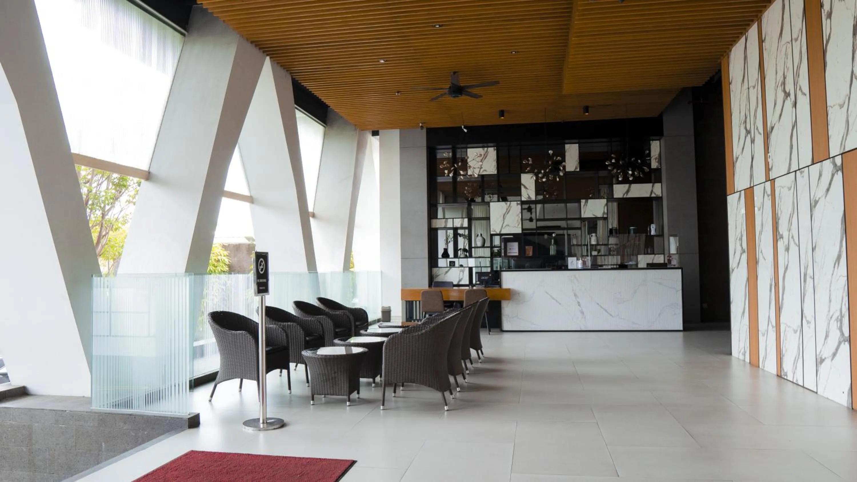 Lobby or reception in Menara One Hotel by Menara Santosa