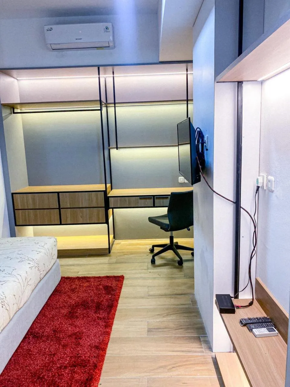 Bed in Menara One Hotel by Menara Santosa