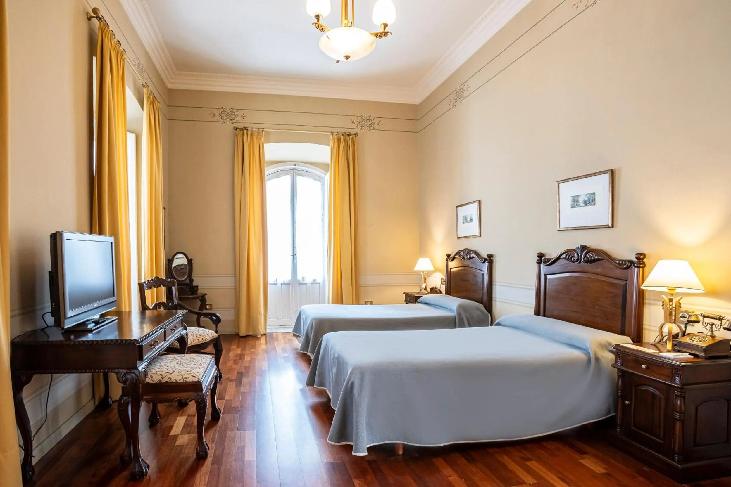 Bed in Hotel Mirador de Llerena