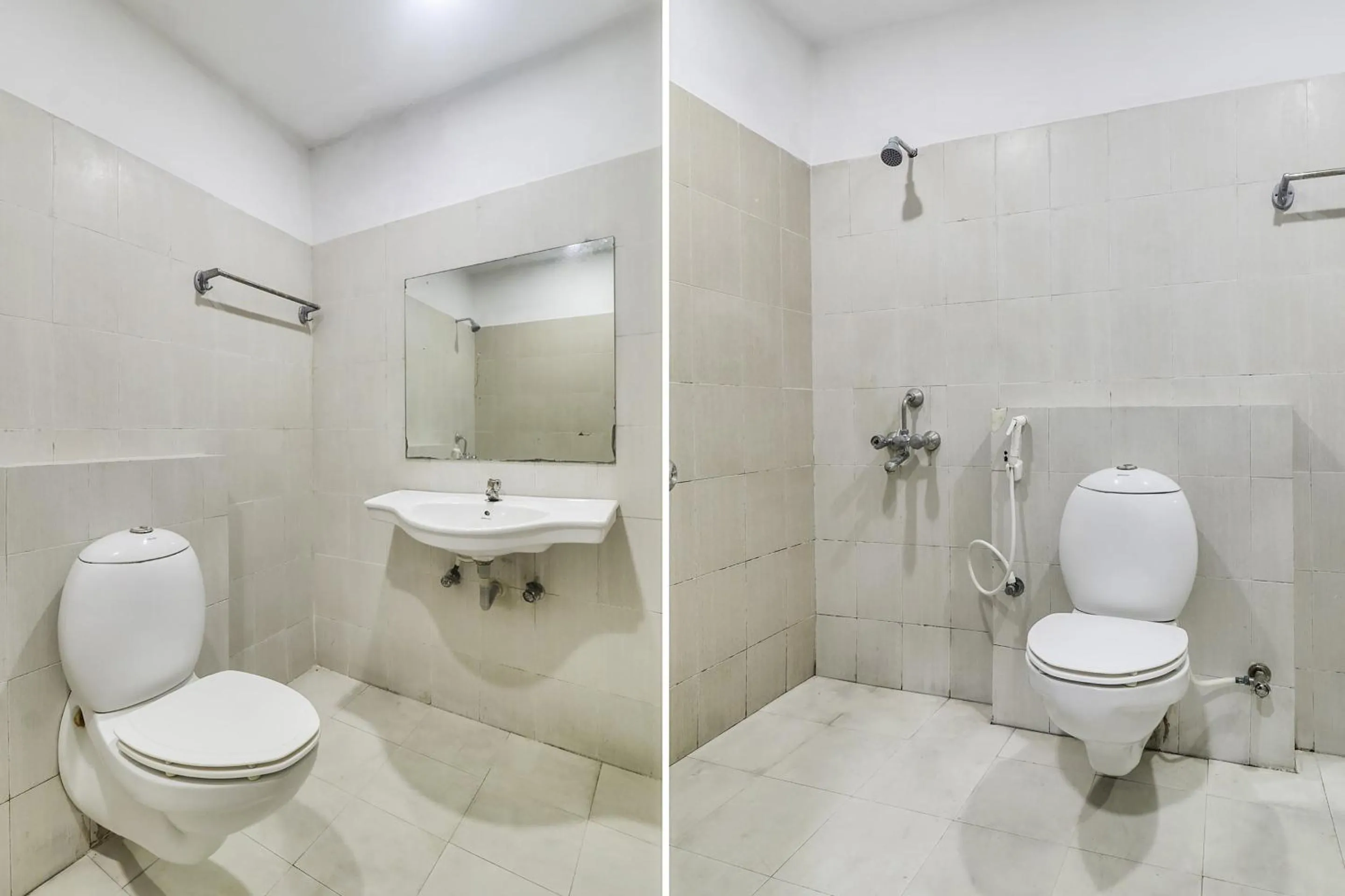 Bathroom in Hotel O Qualia Hotel Dilsukhnagar Near Dilsukhnagar Metro Station