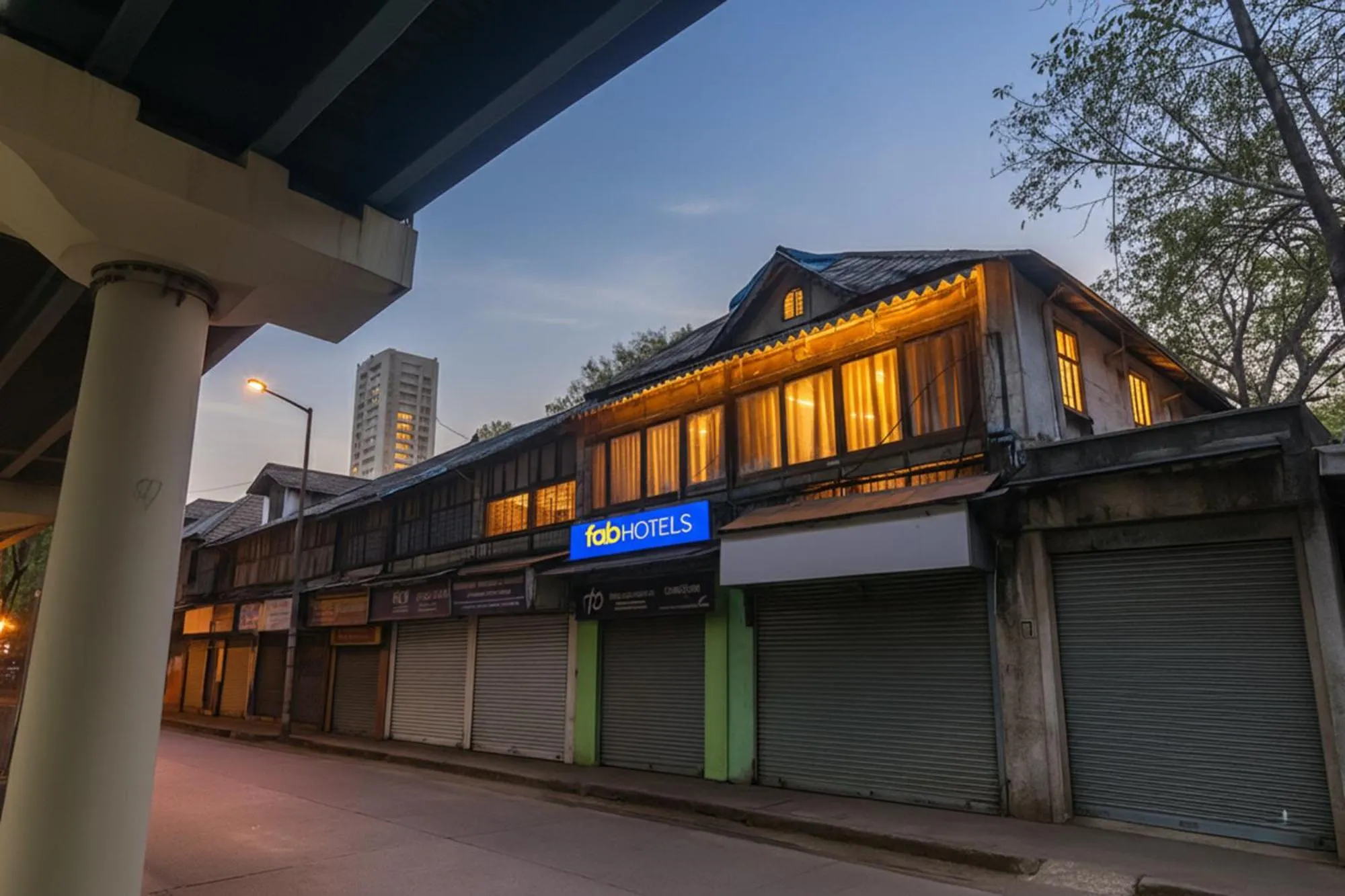 Property building in FabHotel Malali Residency