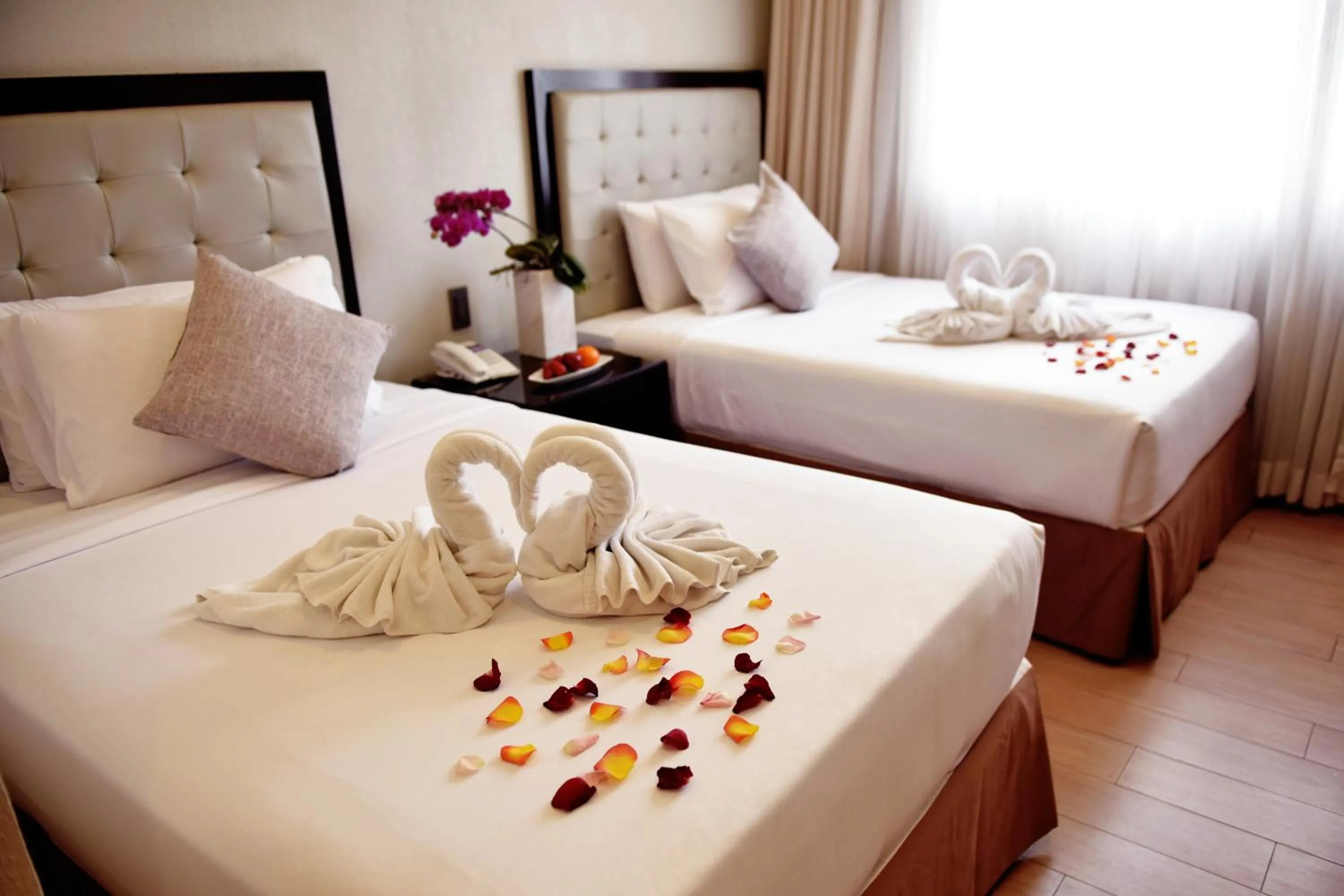 Bedroom in Aura One Hotel