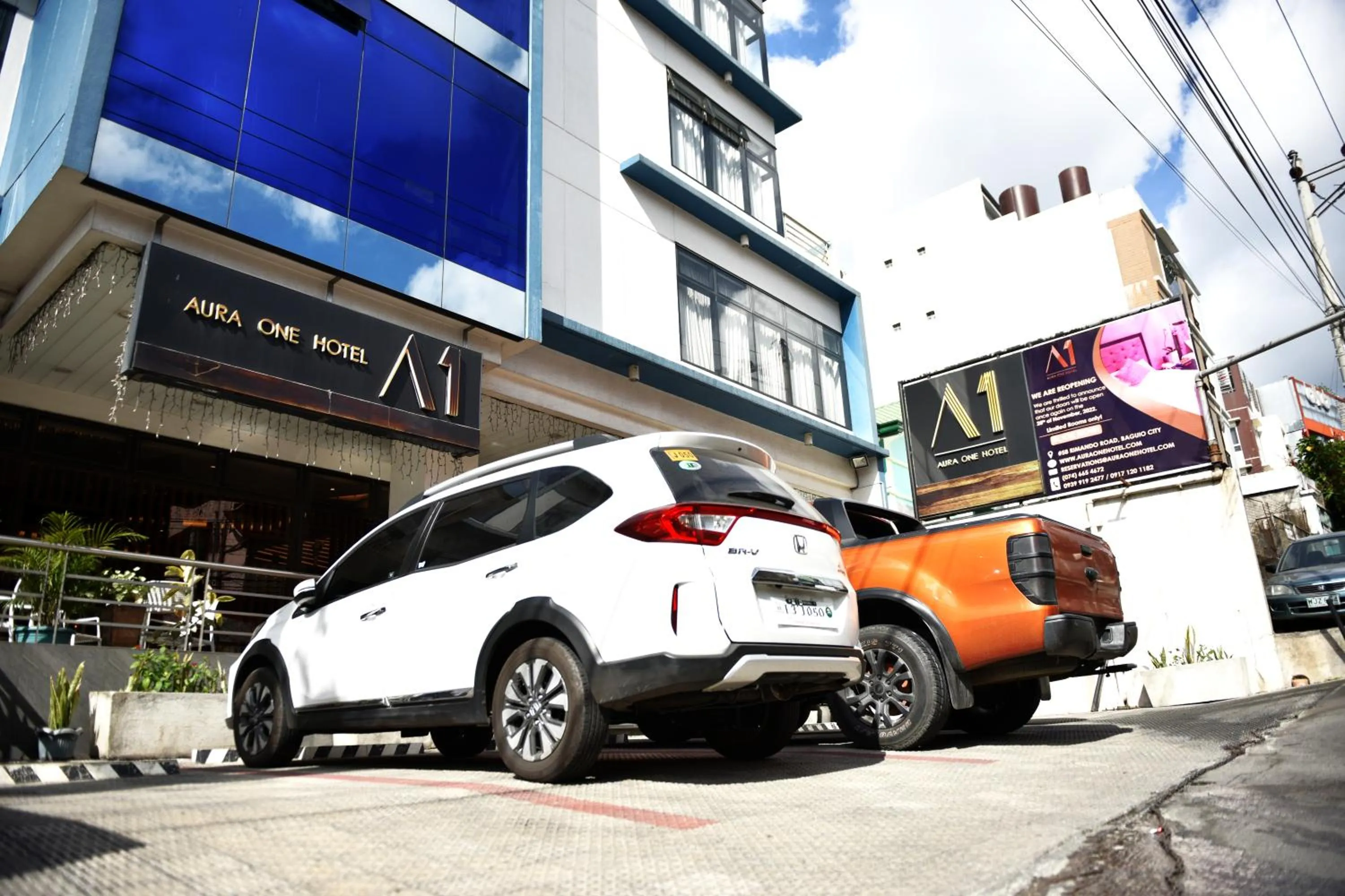 Parking in Aura One Hotel