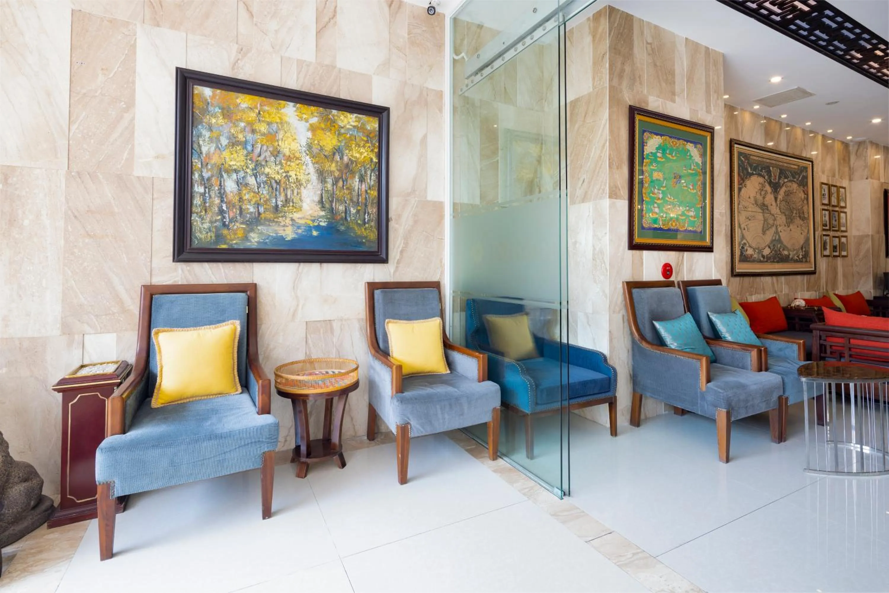 Seating area in DB Hotel Nha Trang