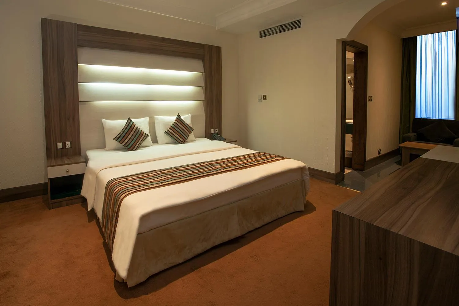 Bed in HAFFA HOUSE HOTEL