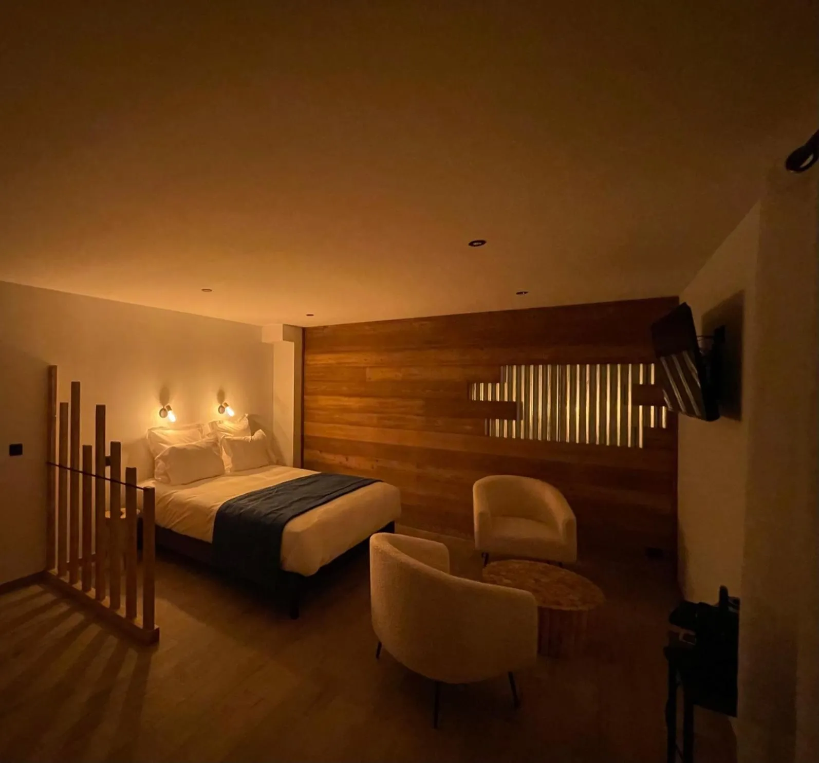 Bedroom, Bed in Appart Hôtel Le JAS