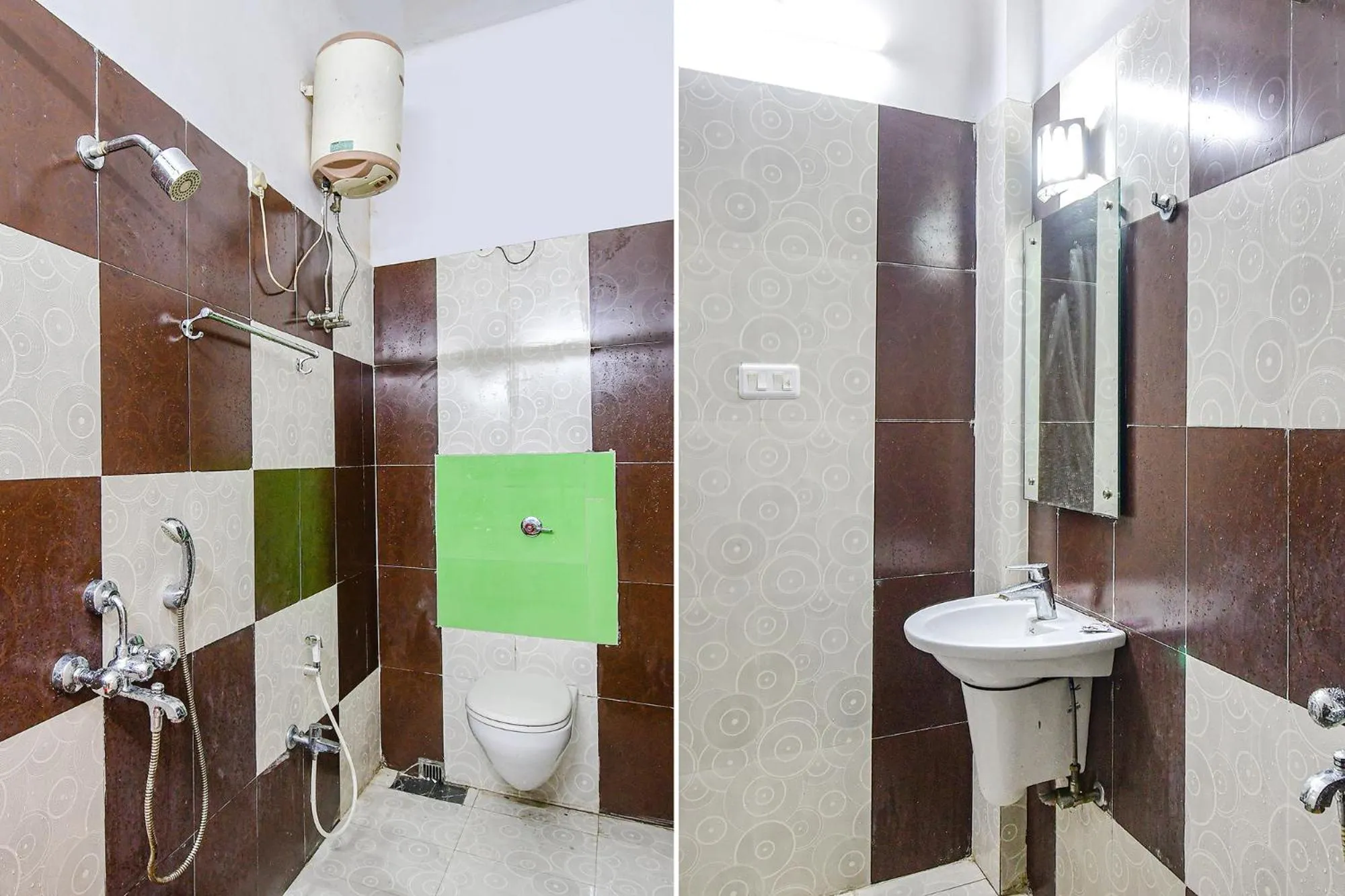 Bathroom in FabHotel Prime Rockstar Suites - Nr Park Circus 7 Point