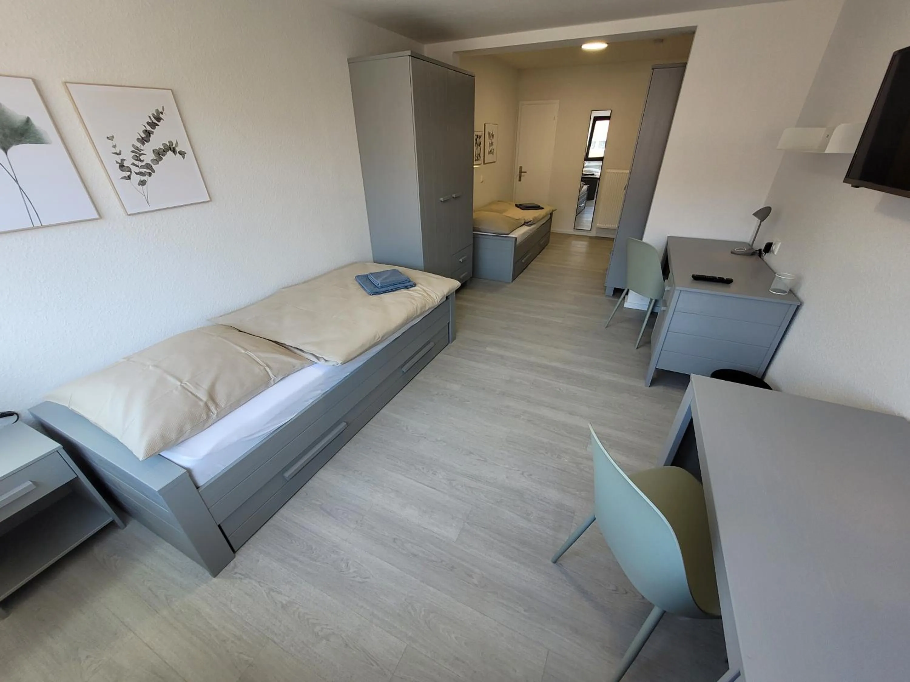 Bed in Guesthouse WI rooms