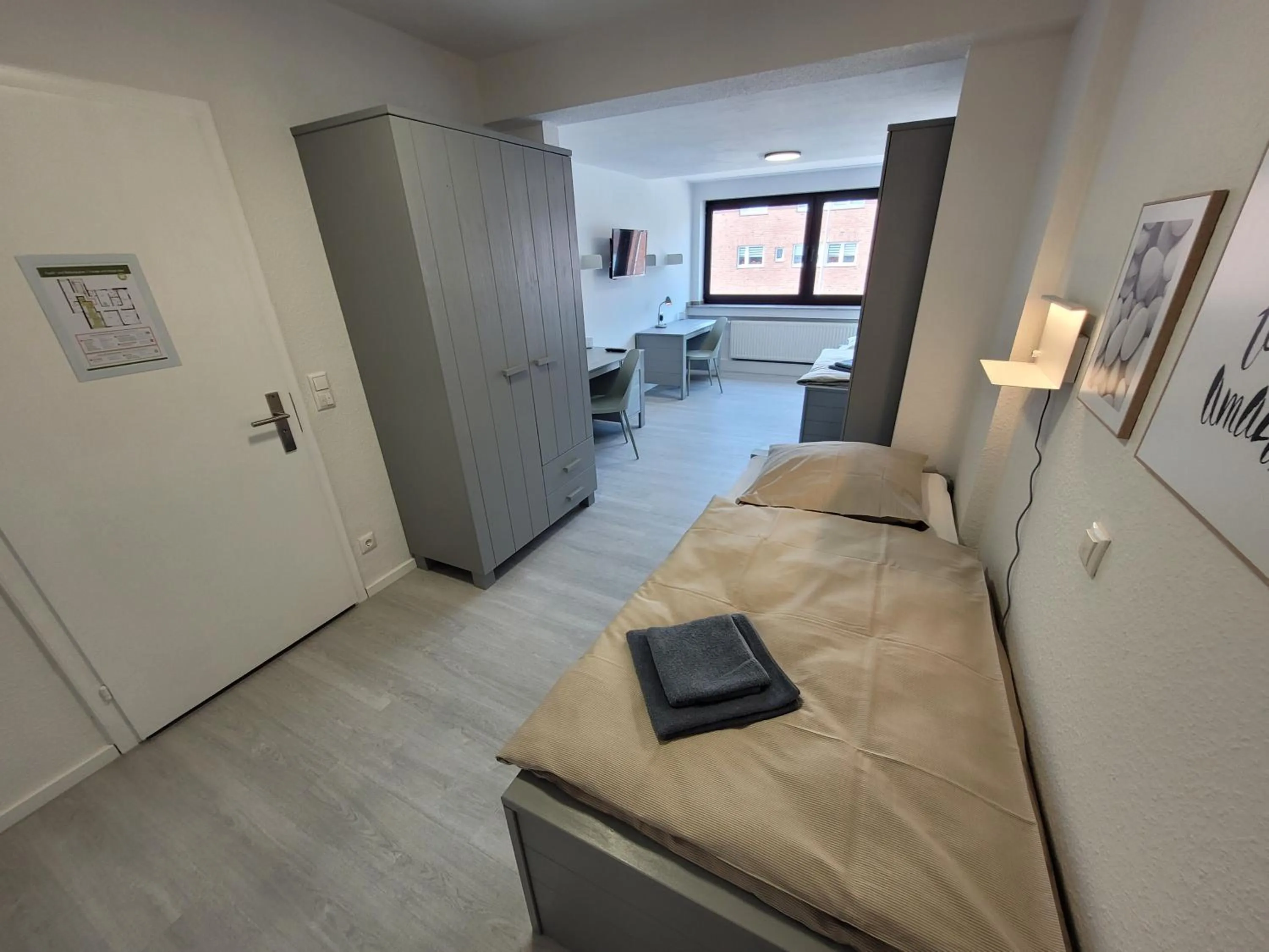 Bed in Guesthouse WI rooms