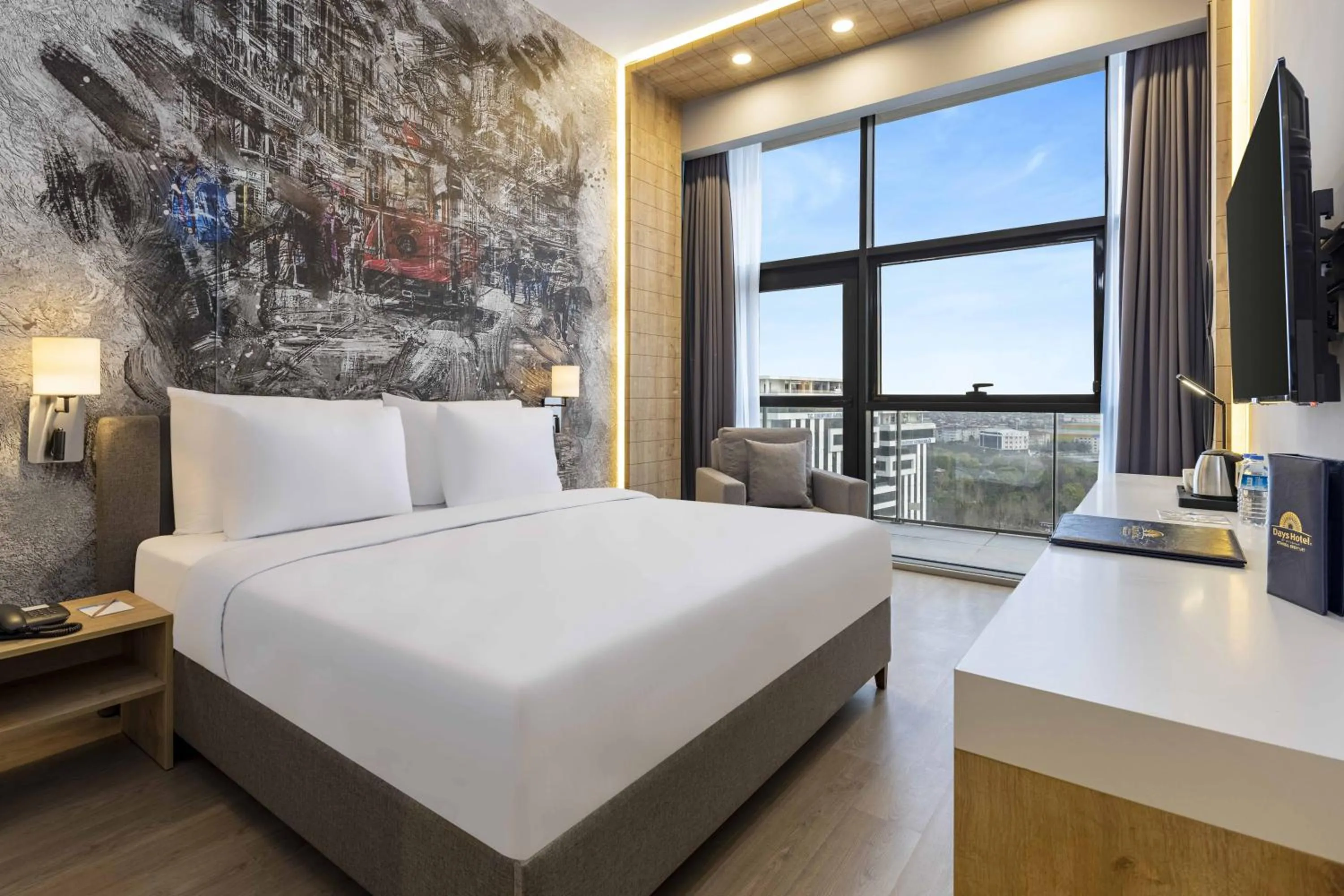 Bedroom, Bed in Days Inn & Suites by Wyndham Istanbul Esenyurt