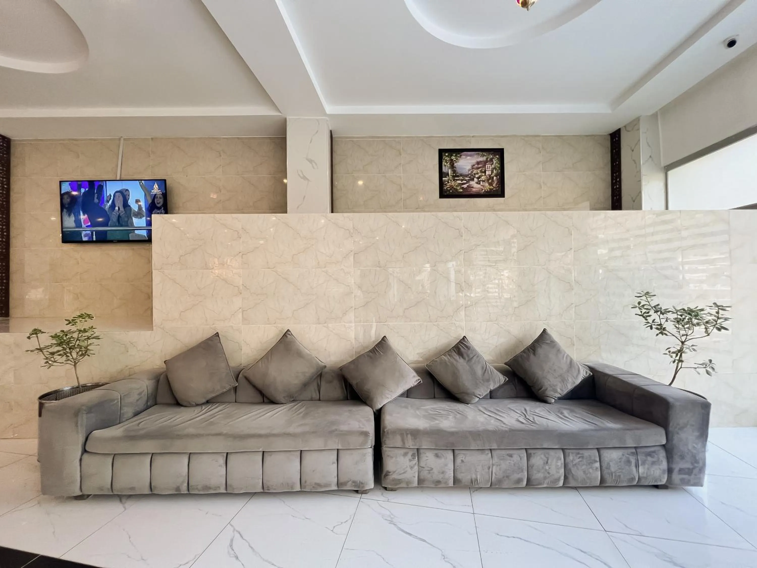 Seating area in Hotel One Swat