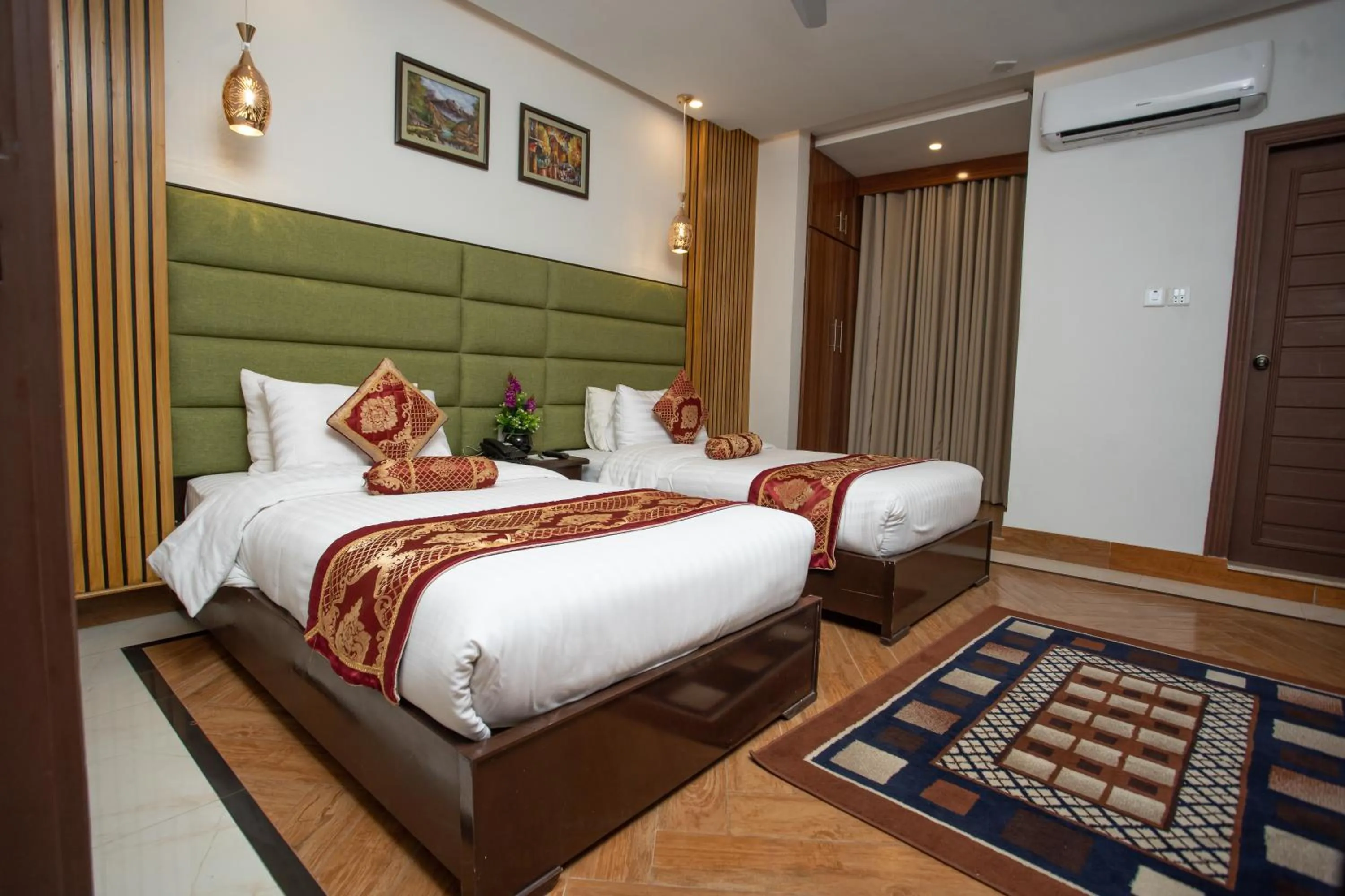 Bed in Hotel One Swat