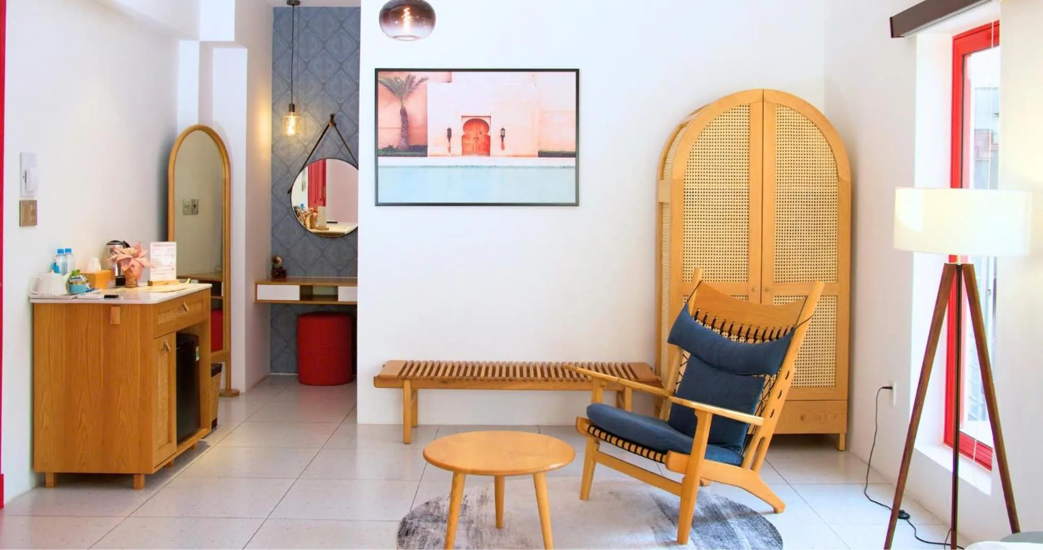 Seating area in Leiden Homestay&Cafe'