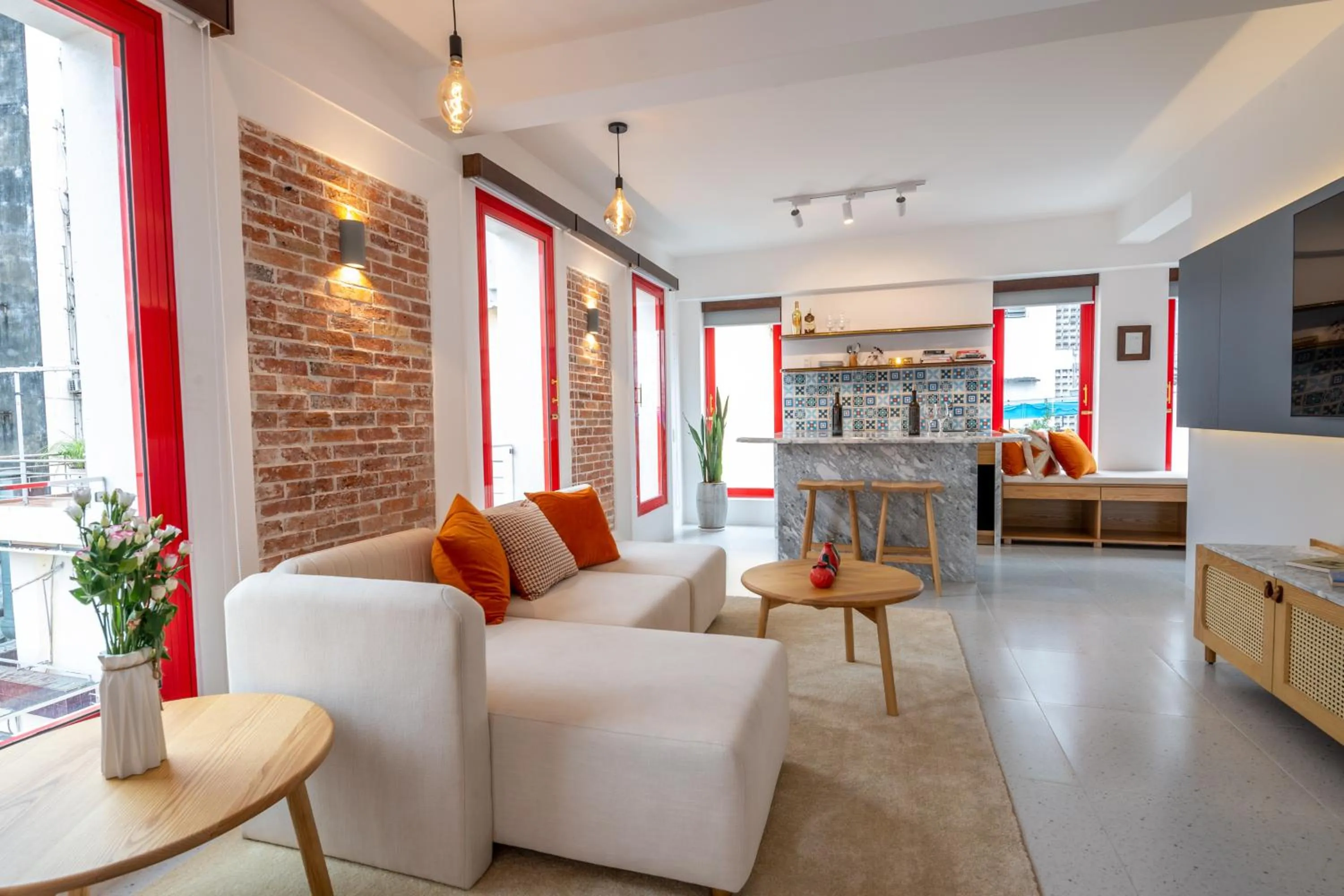 Living room in Leiden Homestay&Cafe'