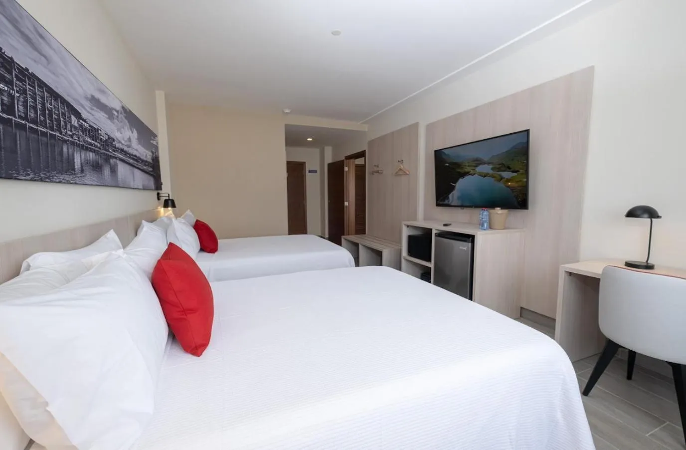 Bed in Super 8 by Wyndham Manzanillo