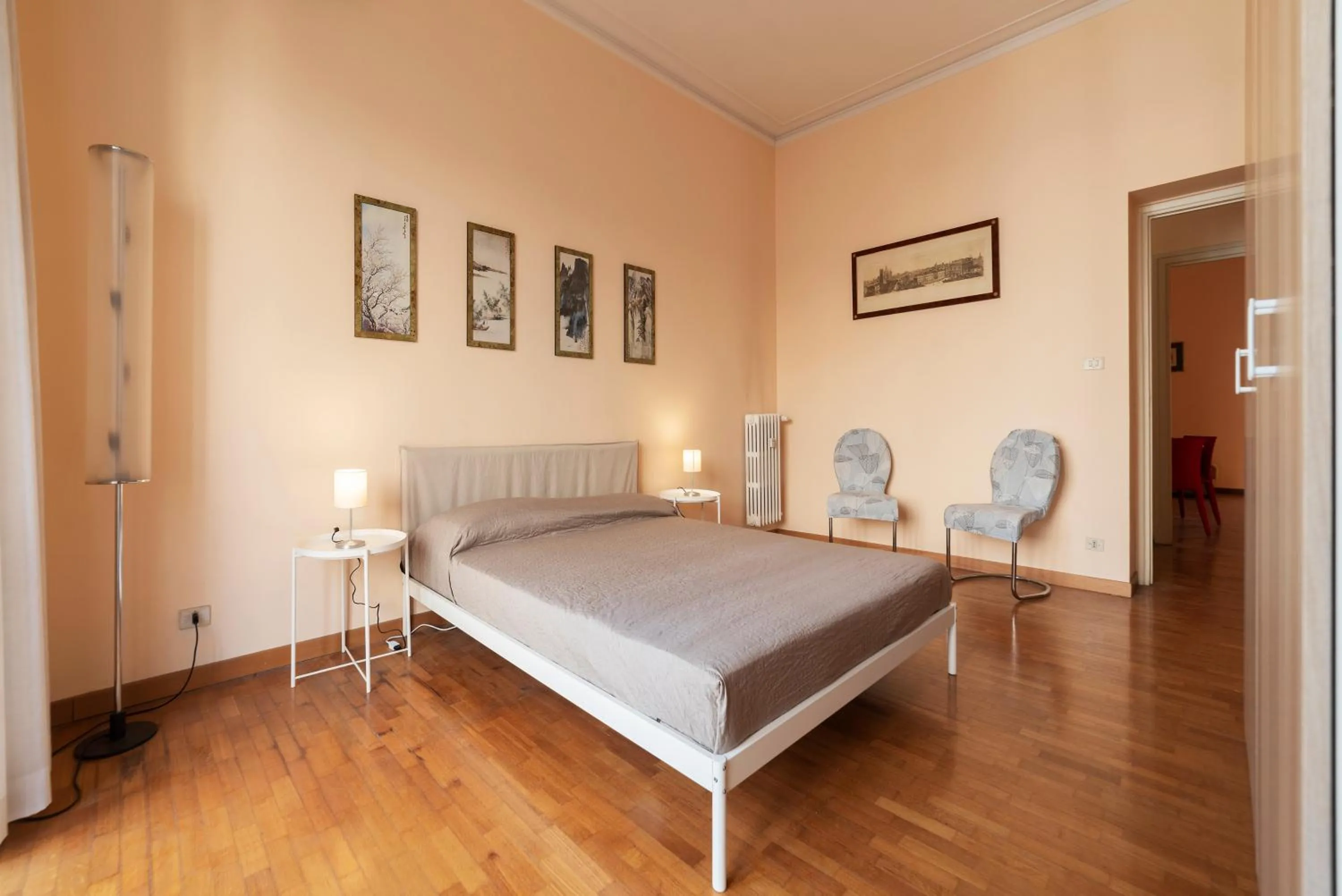 Bedroom, Bed in GuestHost - Piazza Mazzini & Stadio Olimpico Apartment
