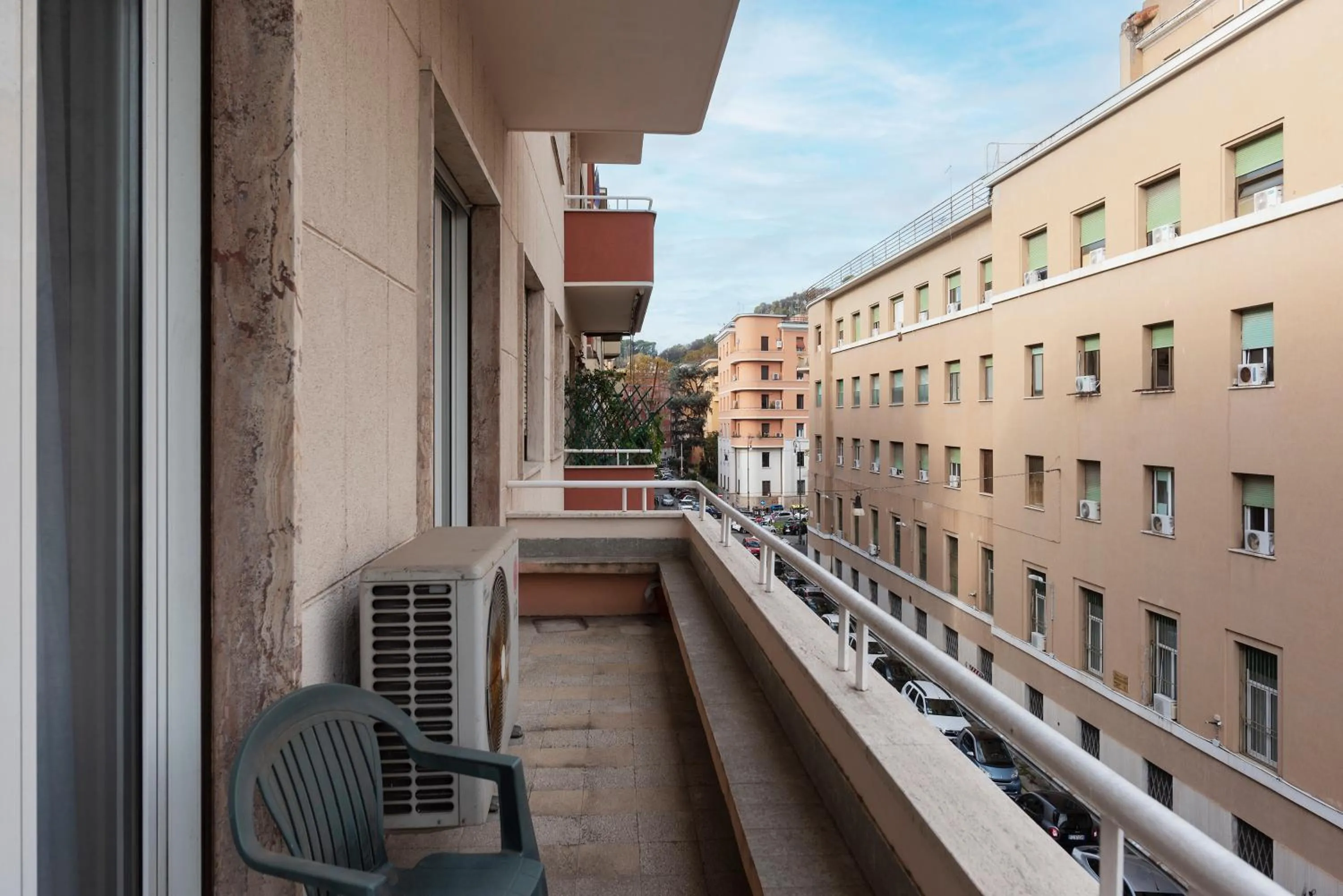 Balcony/Terrace in GuestHost - Piazza Mazzini & Stadio Olimpico Apartment