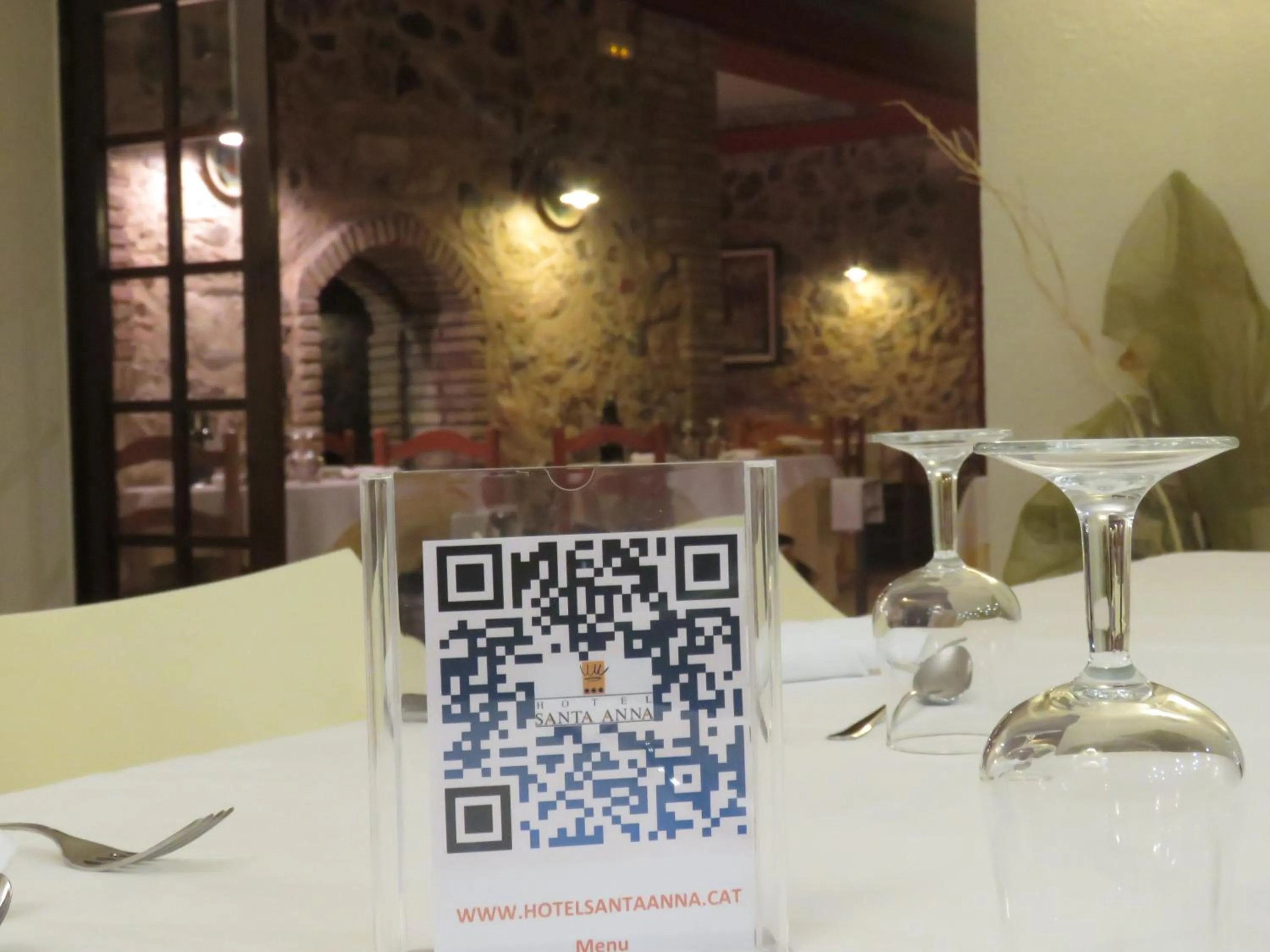 Food and drinks in Hotel Santa Anna