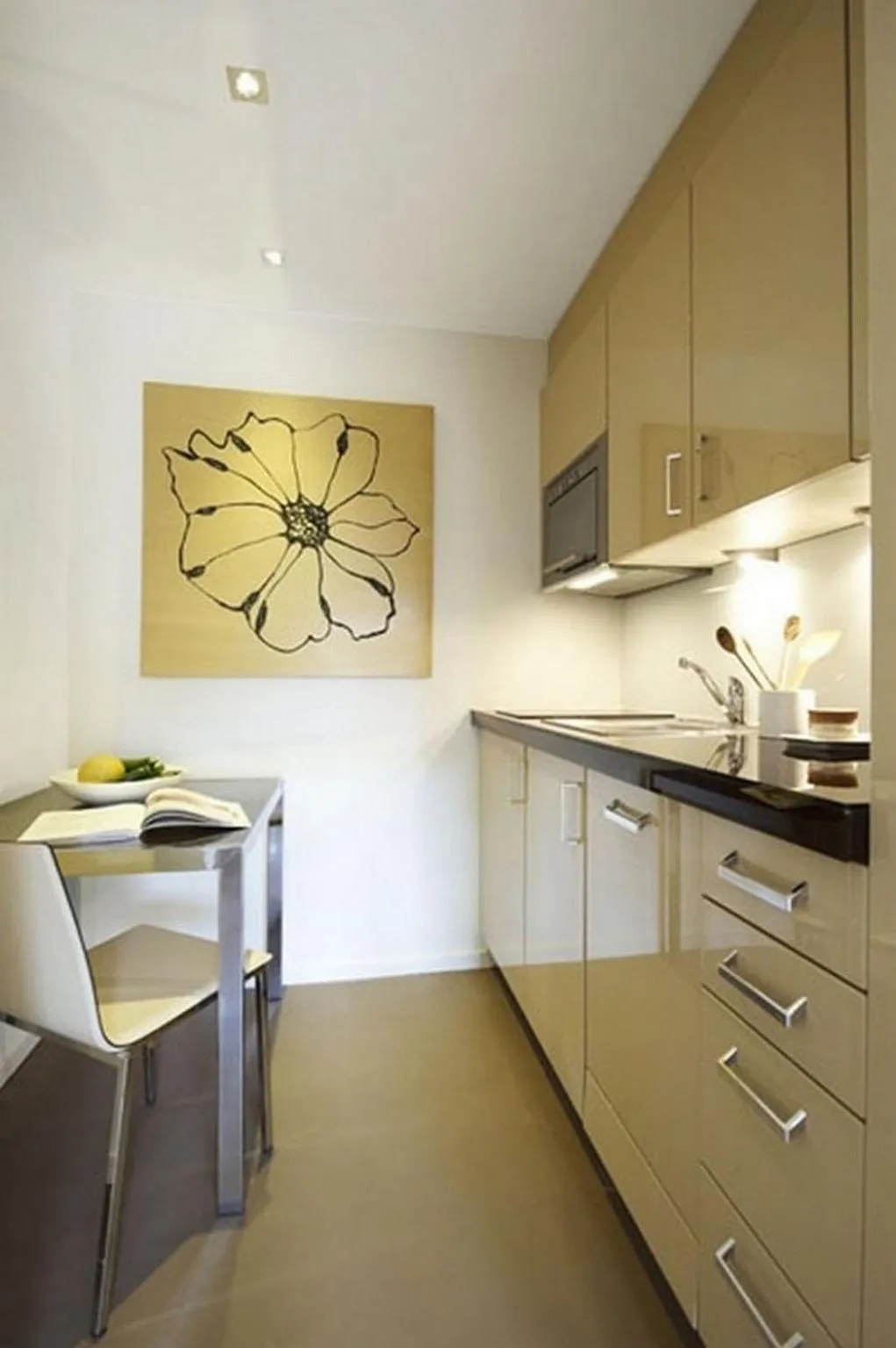 Kitchen or kitchenette in VISIONAPARTMENTS Cramerstrasse 8-12 - contactless check-in
