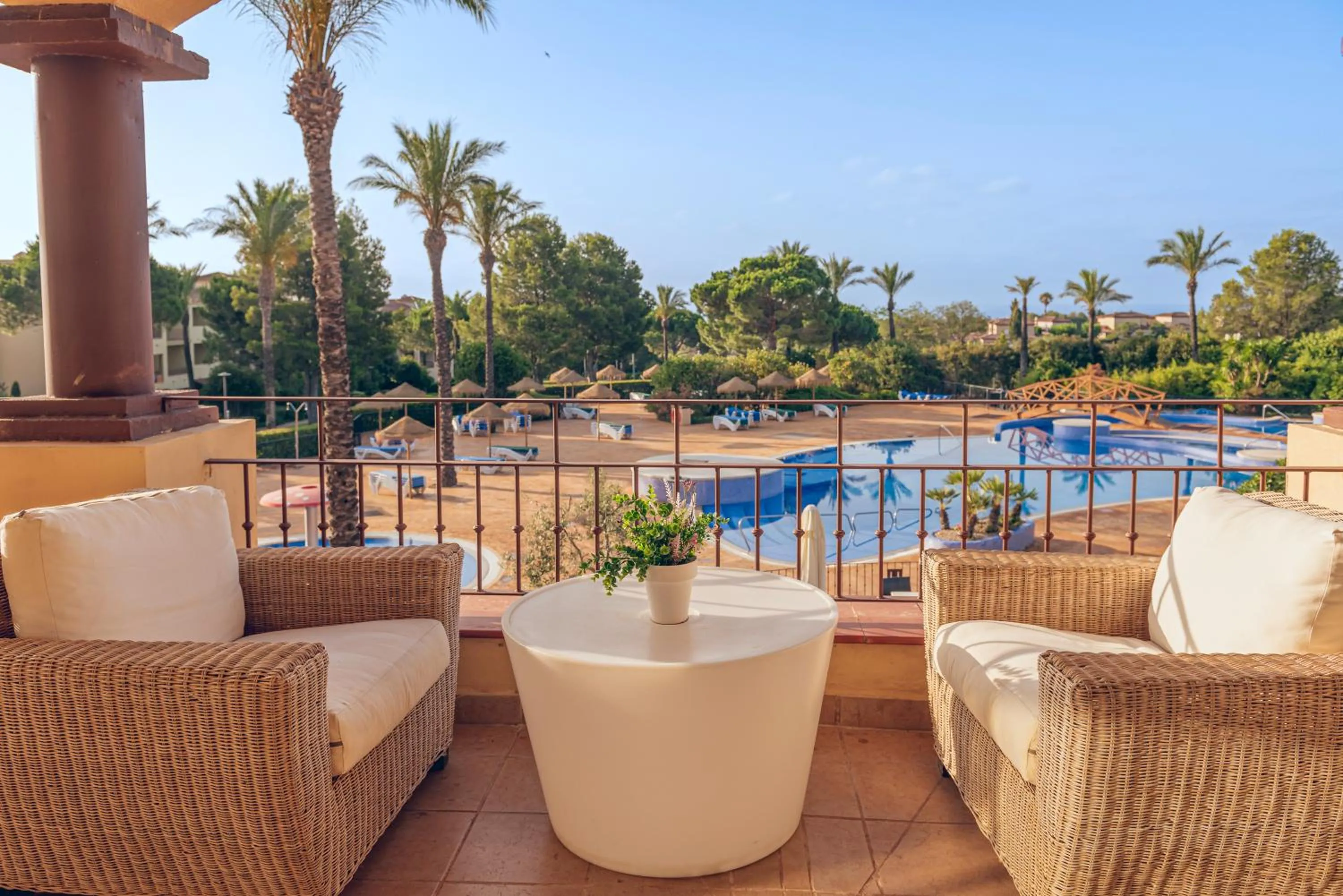 Patio in Pierre & Vacances Resort Bonavista de Bonmont