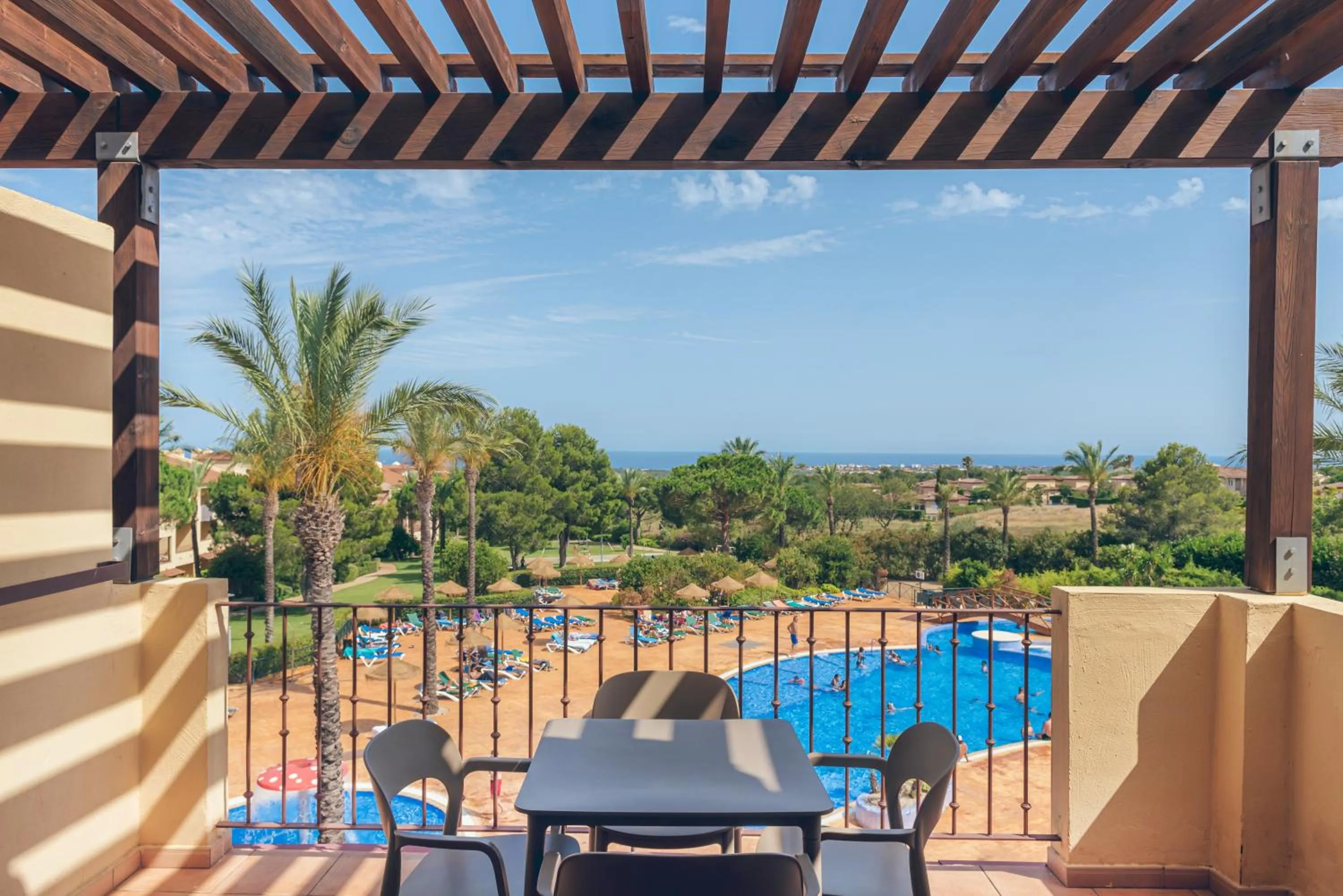 Patio in Pierre & Vacances Resort Bonavista de Bonmont