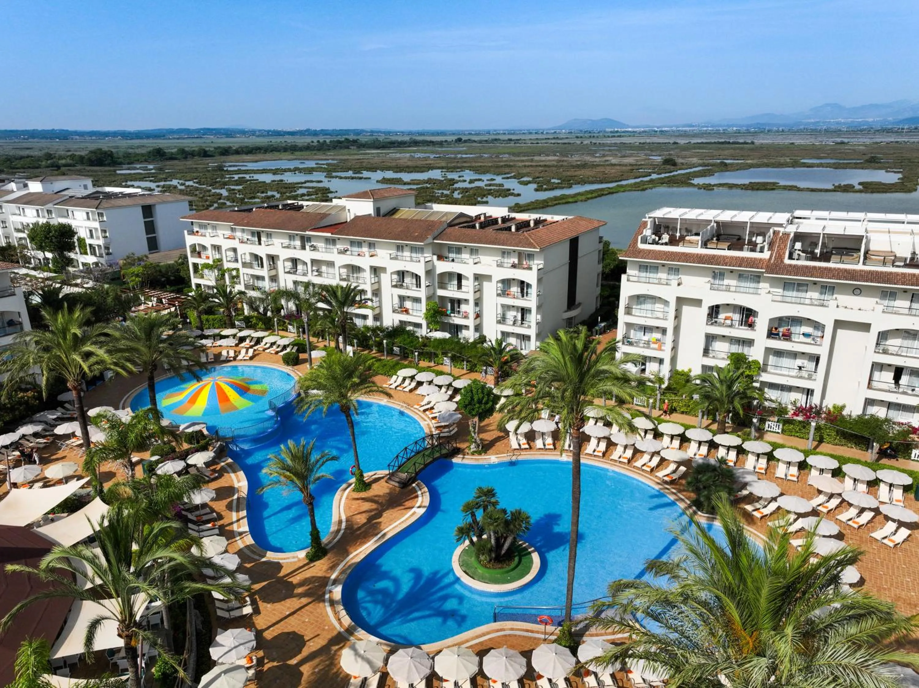 Bird's eye view in VIVA Blue & Spa