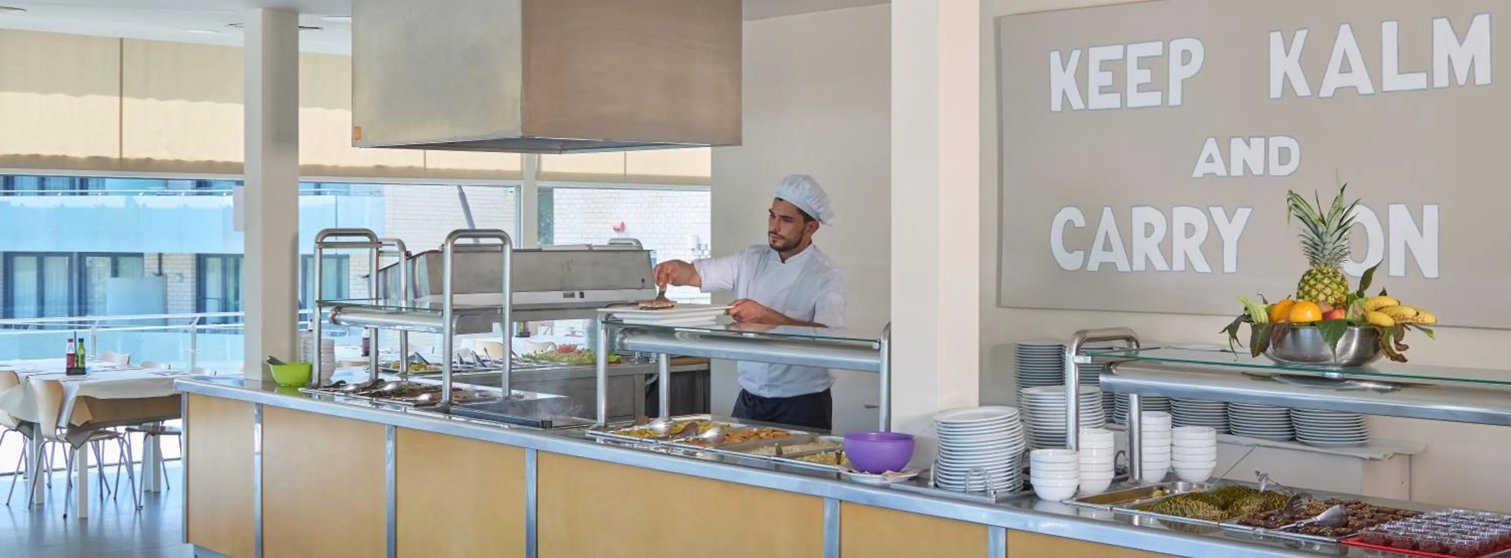 Breakfast in Aparthotel Comtat Sant Jordi