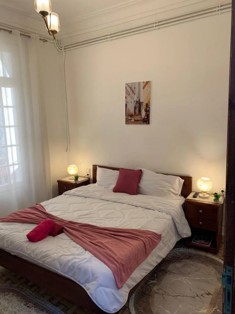 Bed in AFRIC HOTEL- Casbah