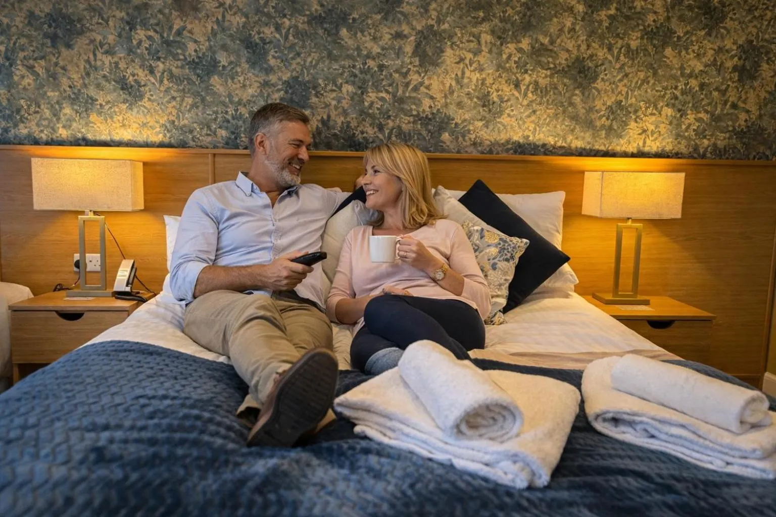 Bed in The Hedges Hotel