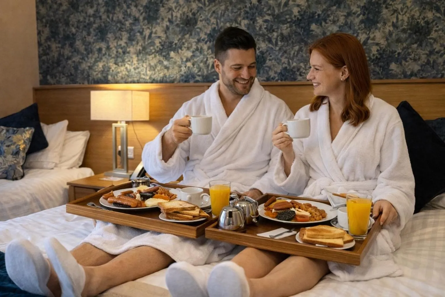 Bed in The Hedges Hotel